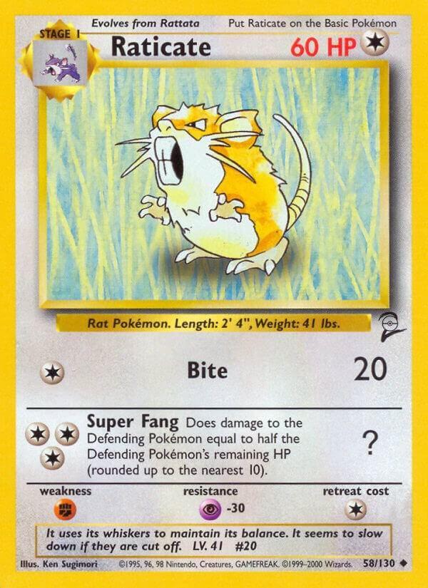 Raticate — Base Set 2 — Pokemon