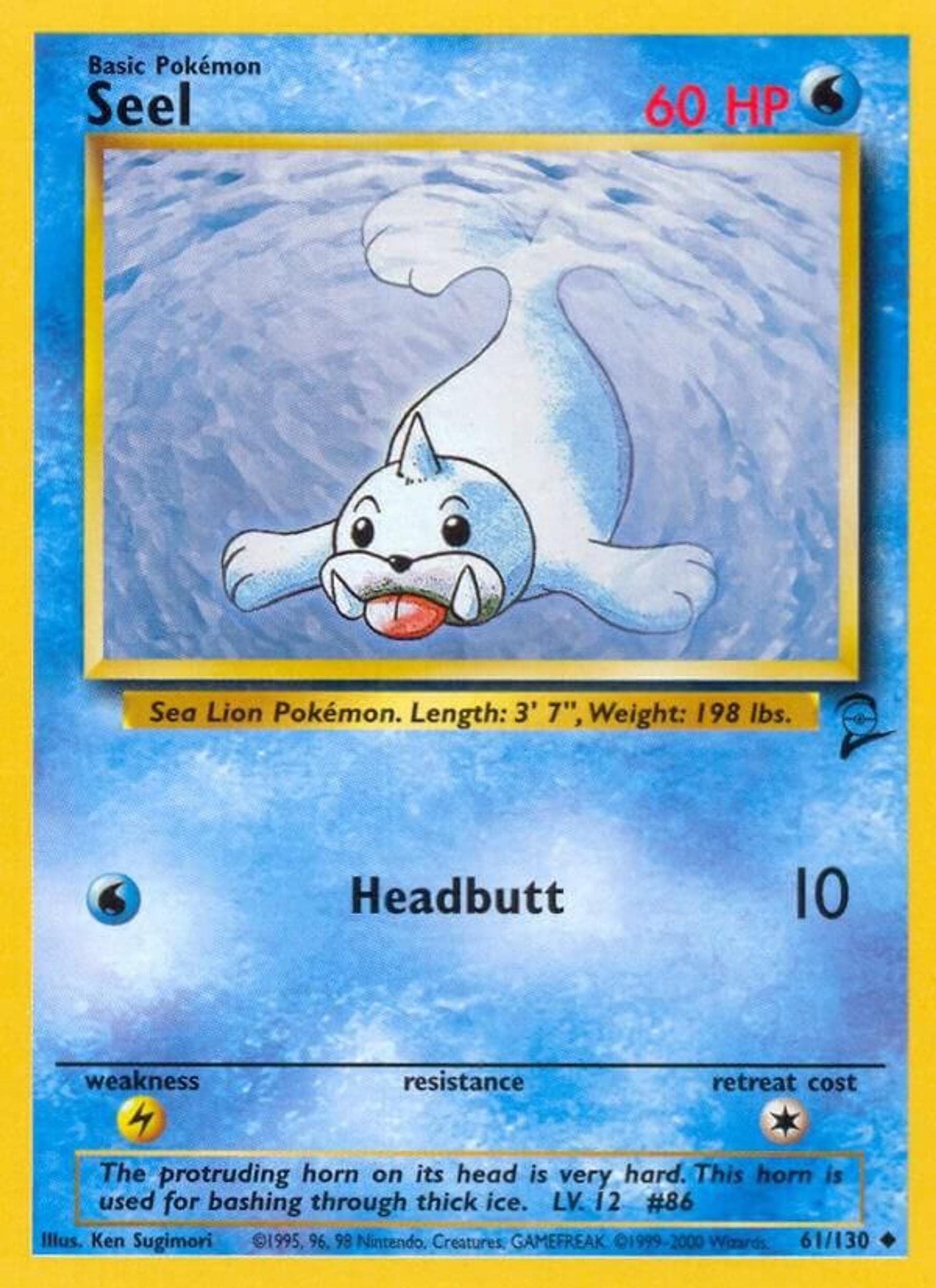 Seel — Base Set 2 — Pokemon