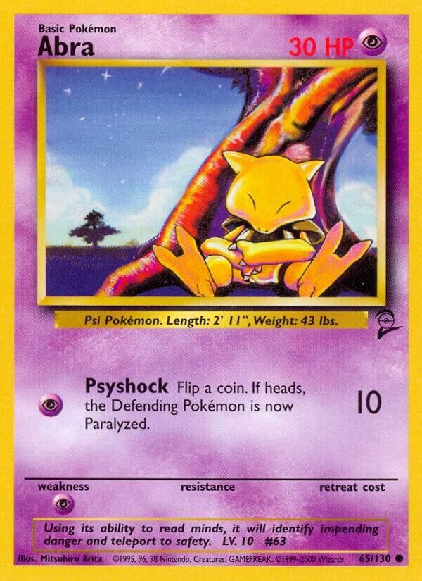 Abra — Base Set 2 — Pokemon