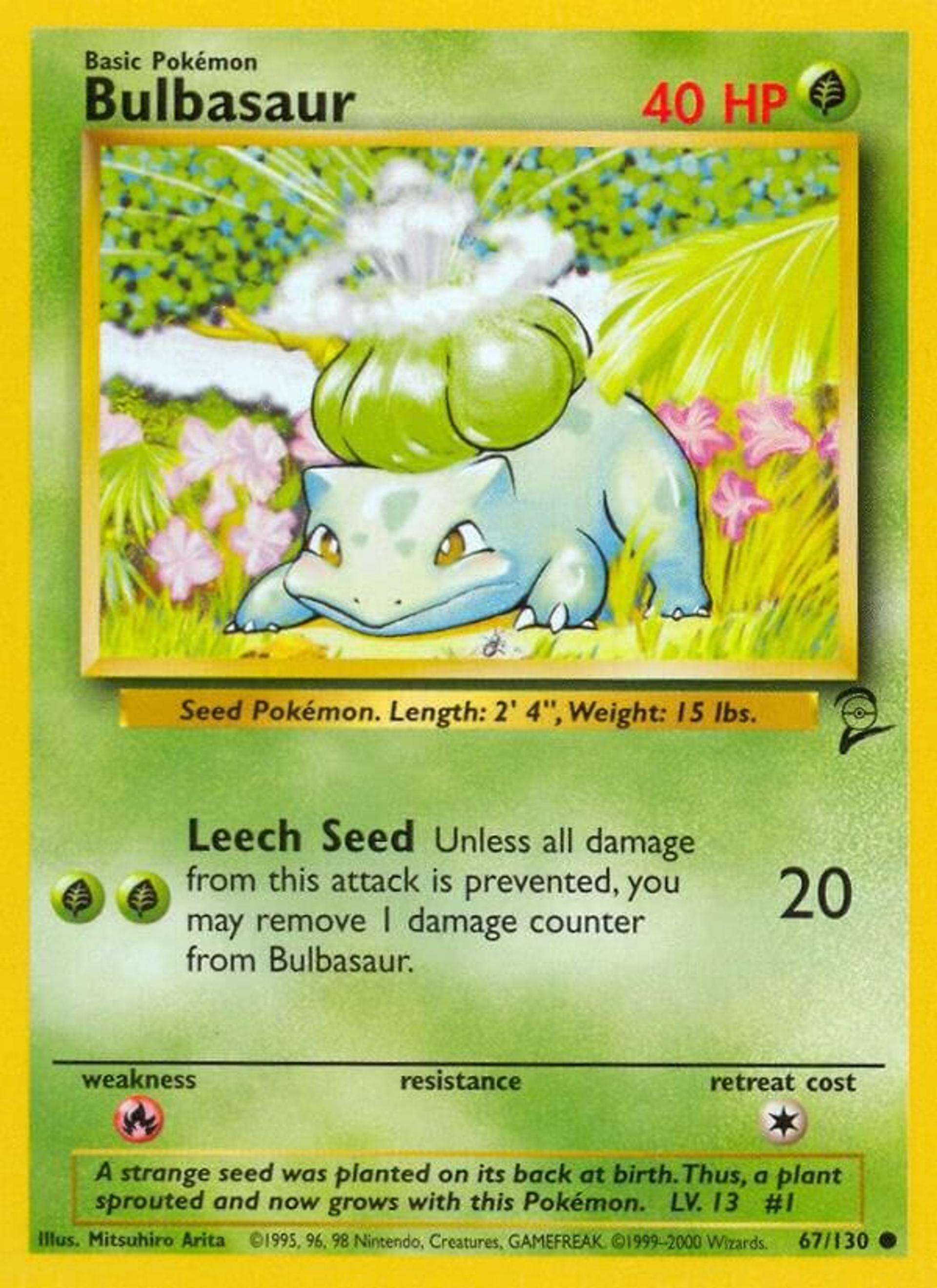Bulbasaur — Base Set 2 — Pokemon