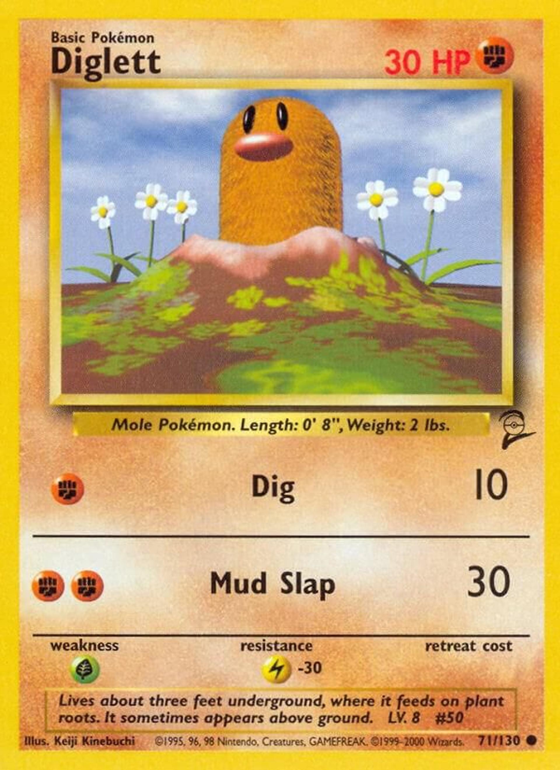 Diglett — Base Set 2 — Pokemon