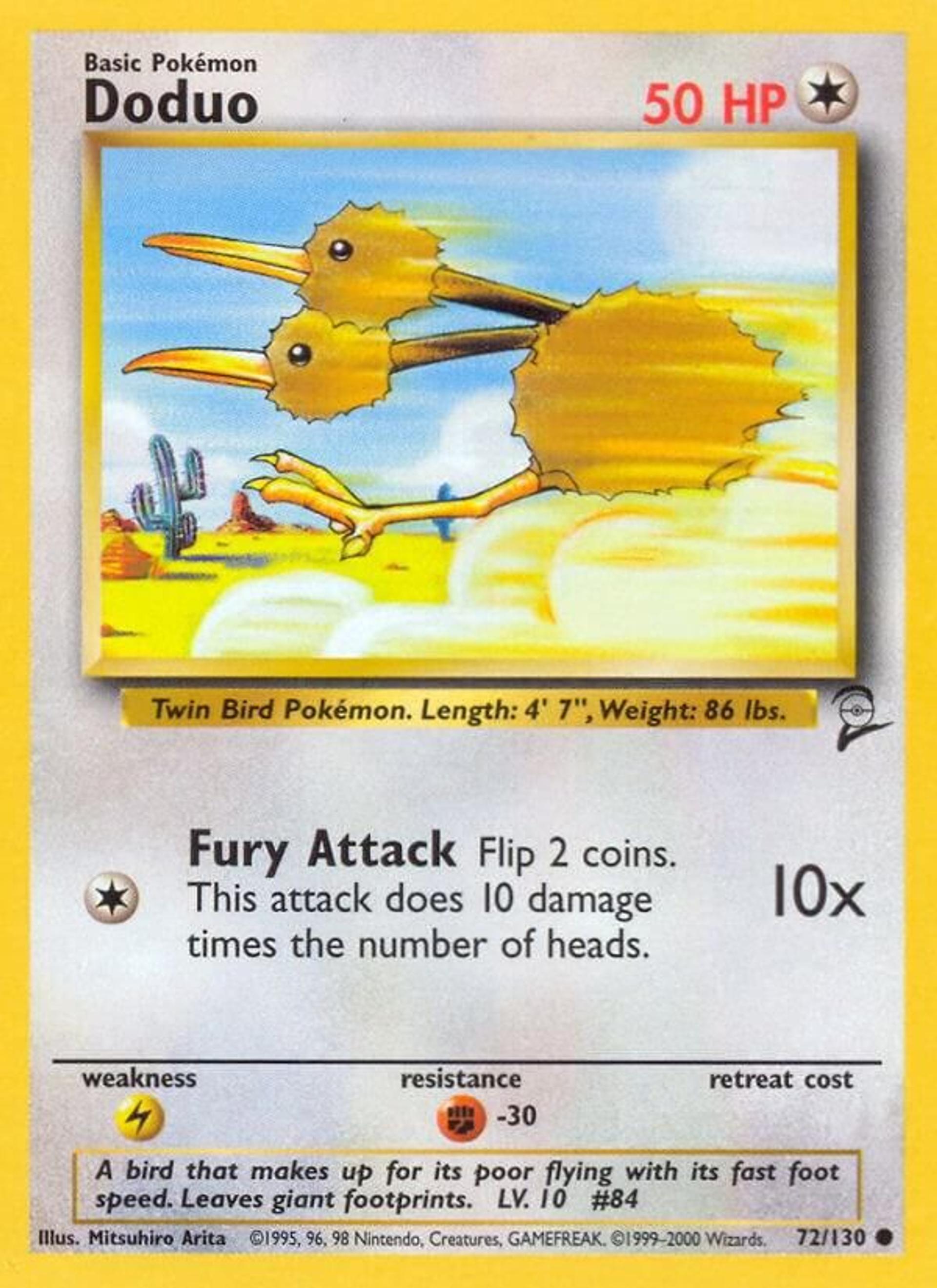 Doduo — Base Set 2 — Pokemon