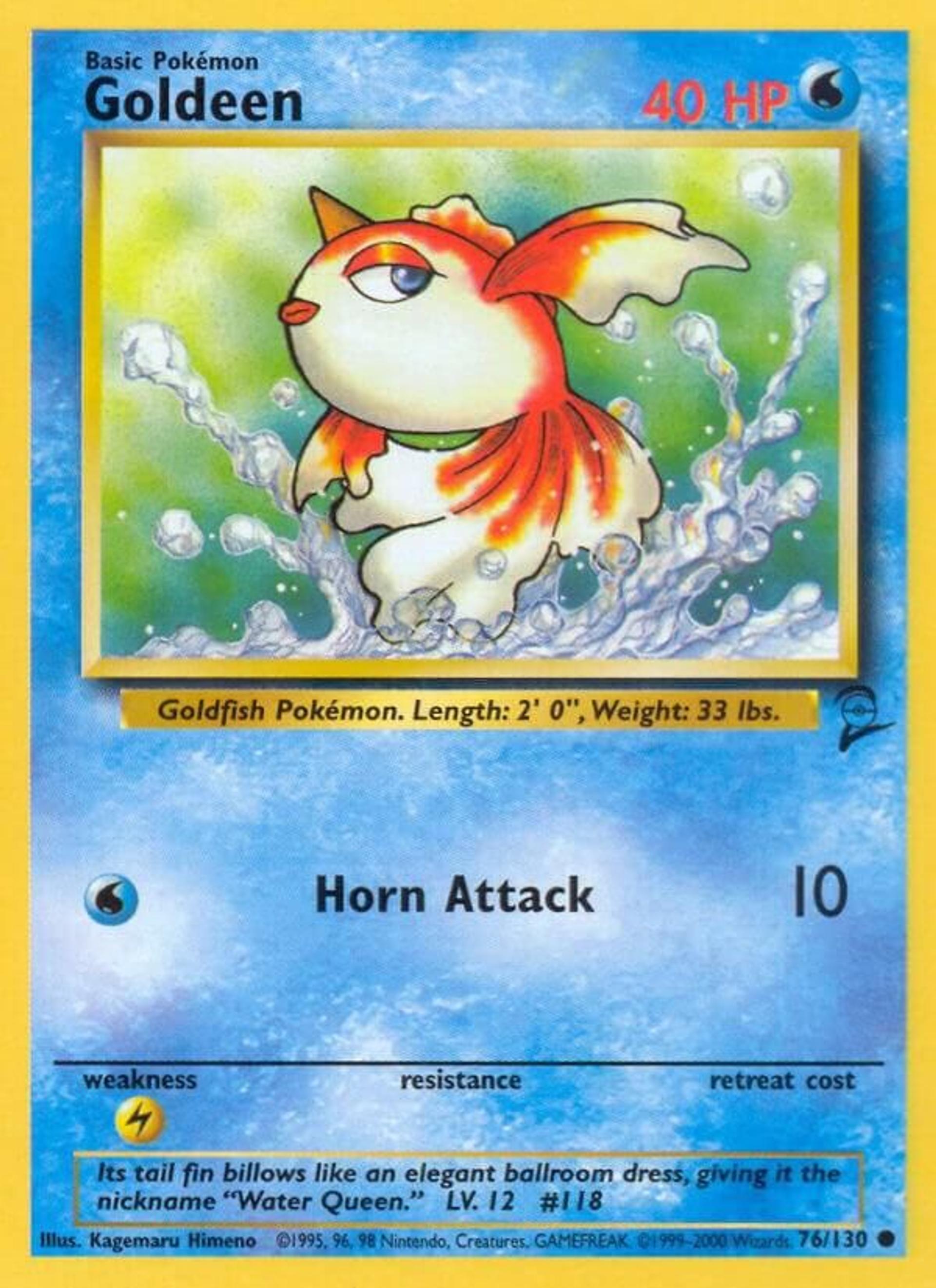 Goldeen — Base Set 2 — Pokemon