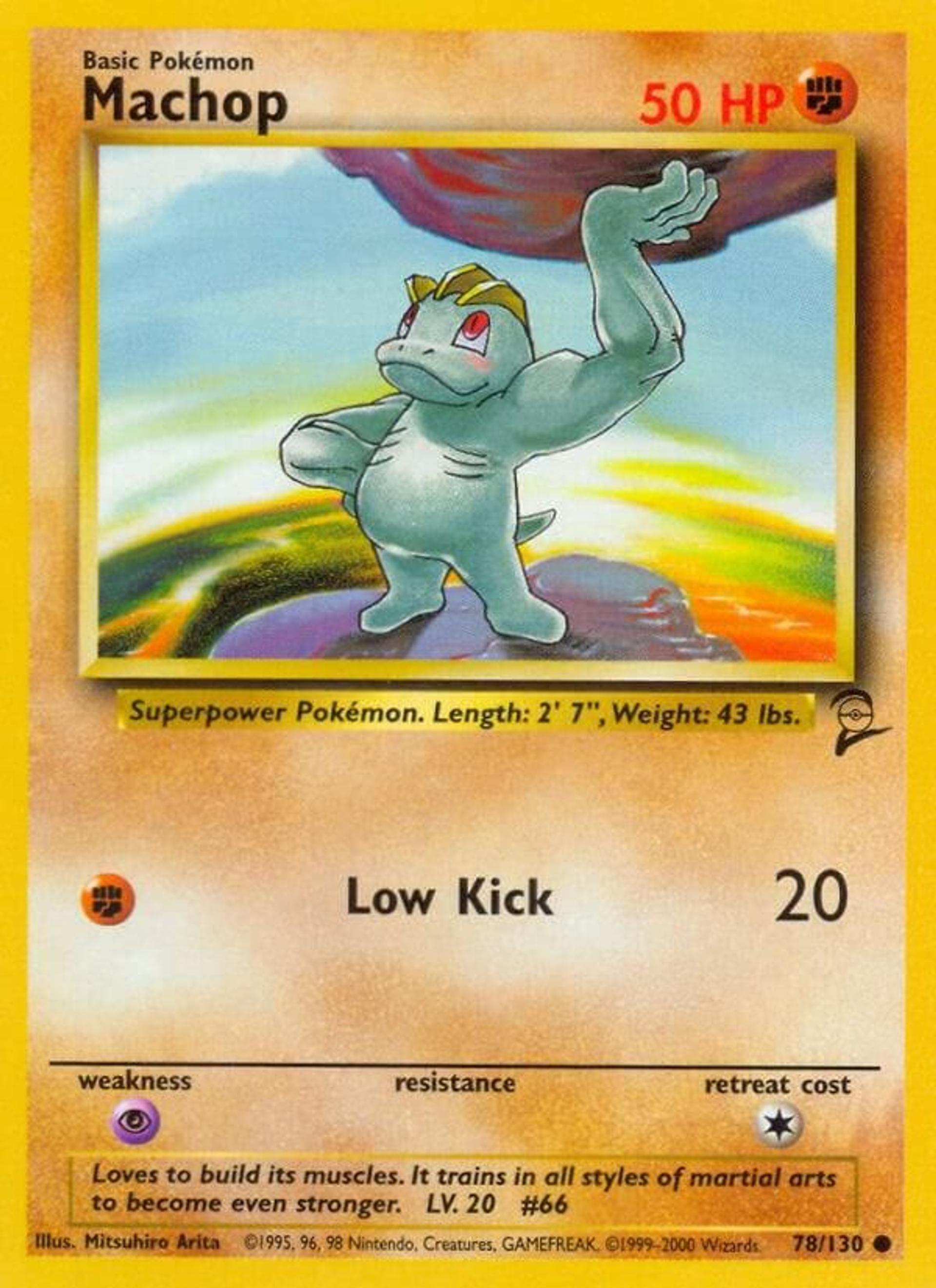 Machop — Base Set 2 — Pokemon