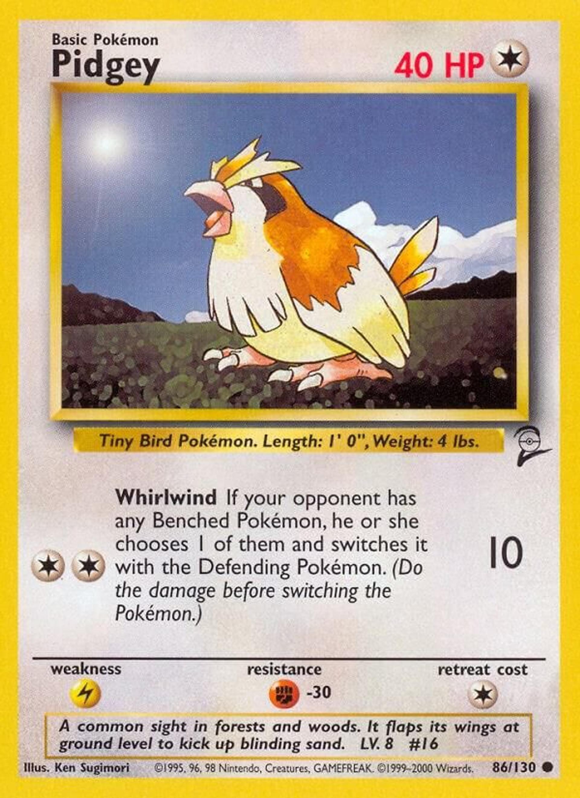 Pidgey — Base Set 2 — Pokemon