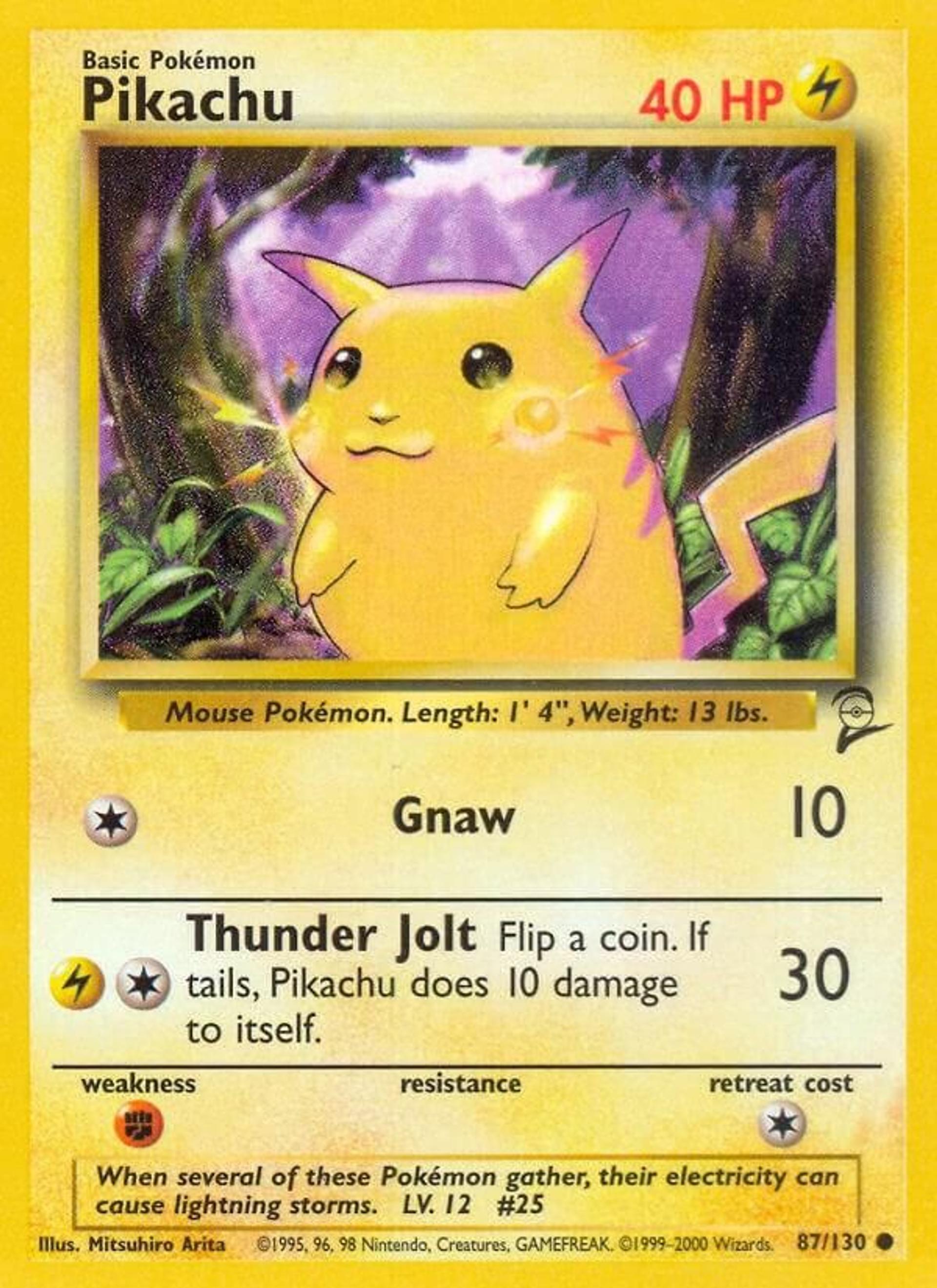 Pikachu — Base Set 2 — Pokemon