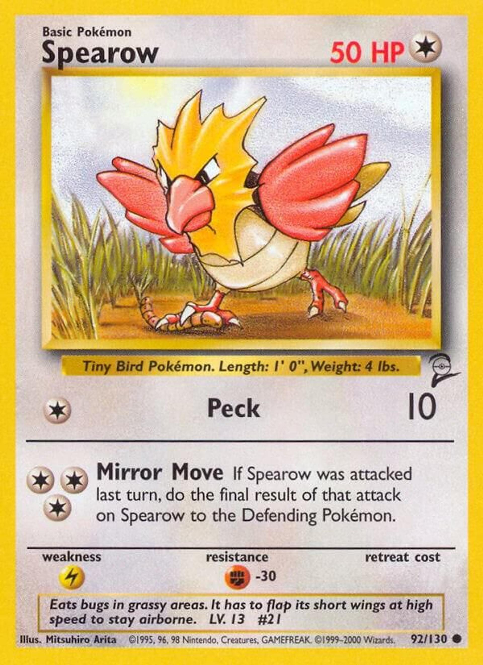 Spearow — Base Set 2 — Pokemon