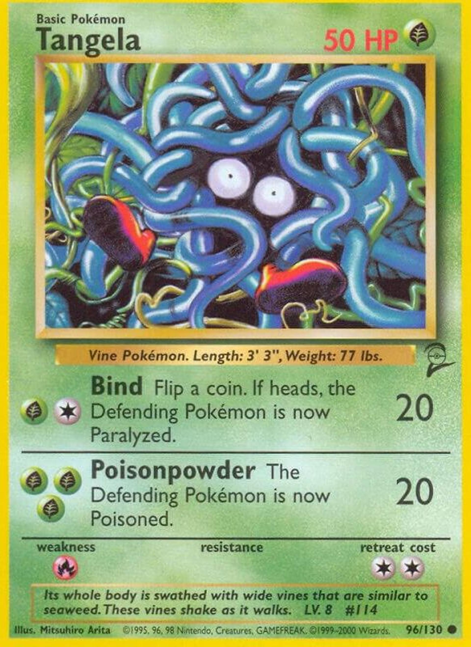 Tangela — Base Set 2 — Pokemon