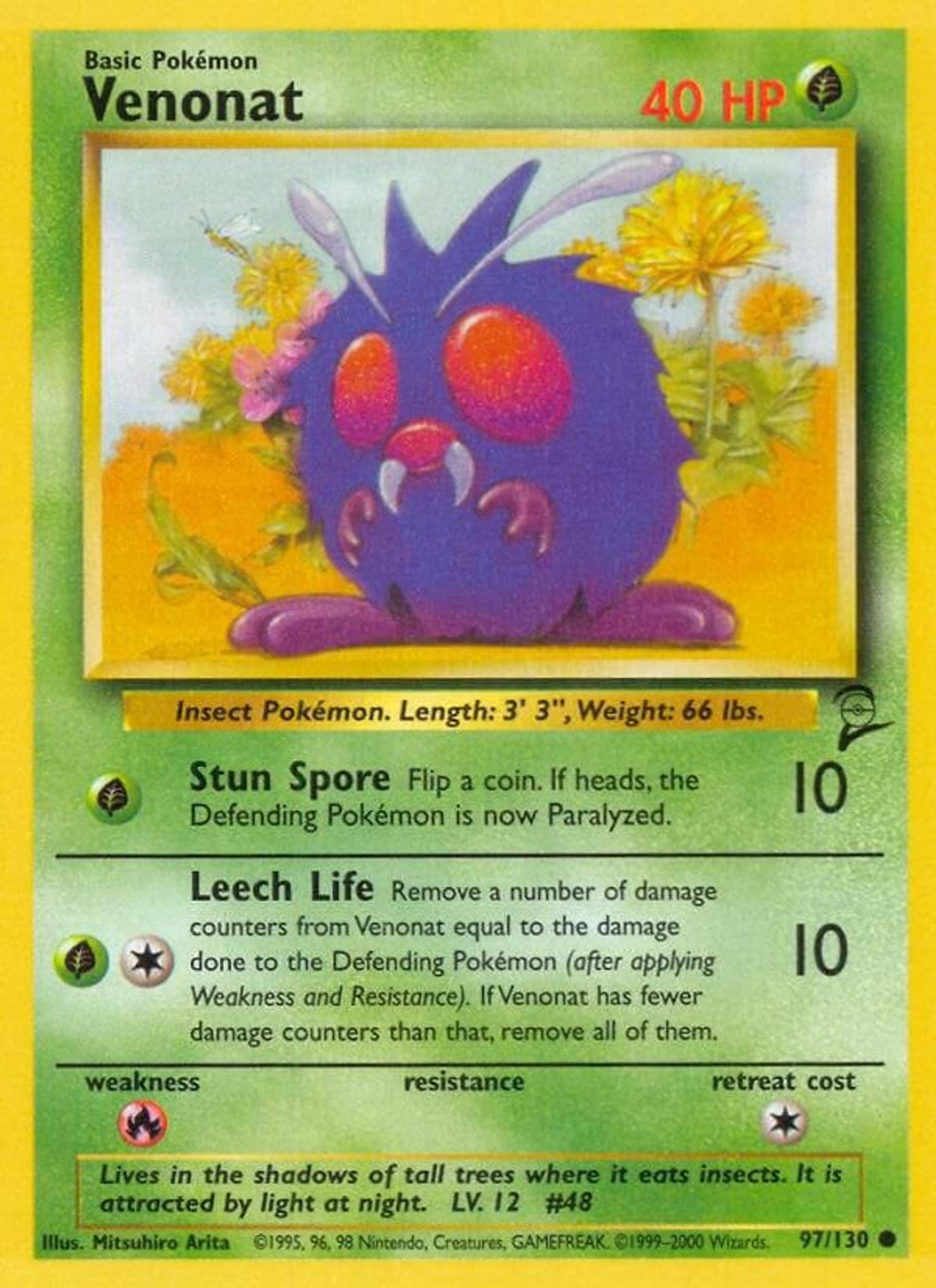 Venonat — Base Set 2 — Pokemon