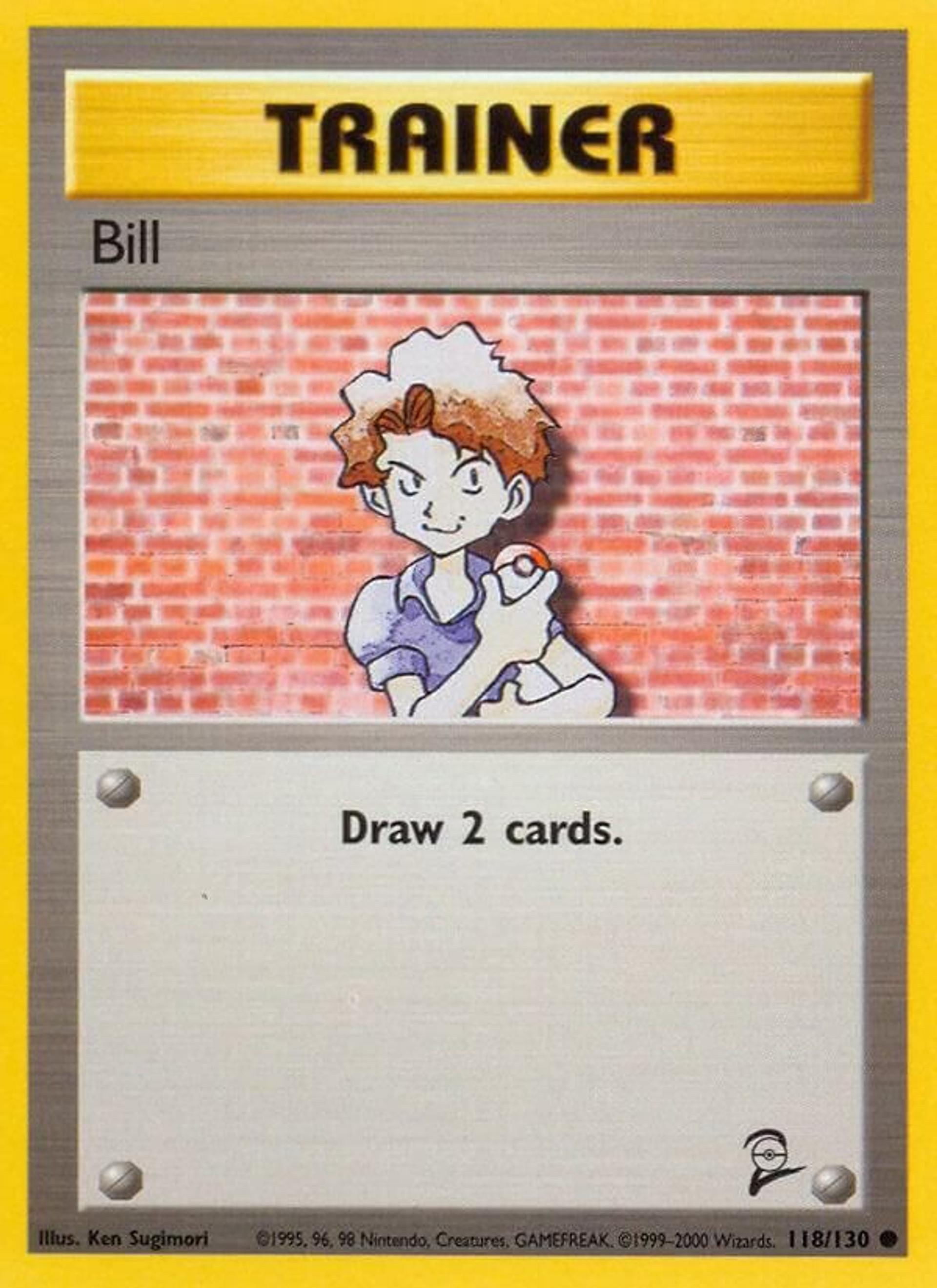 Bill — Base Set 2 — Pokemon