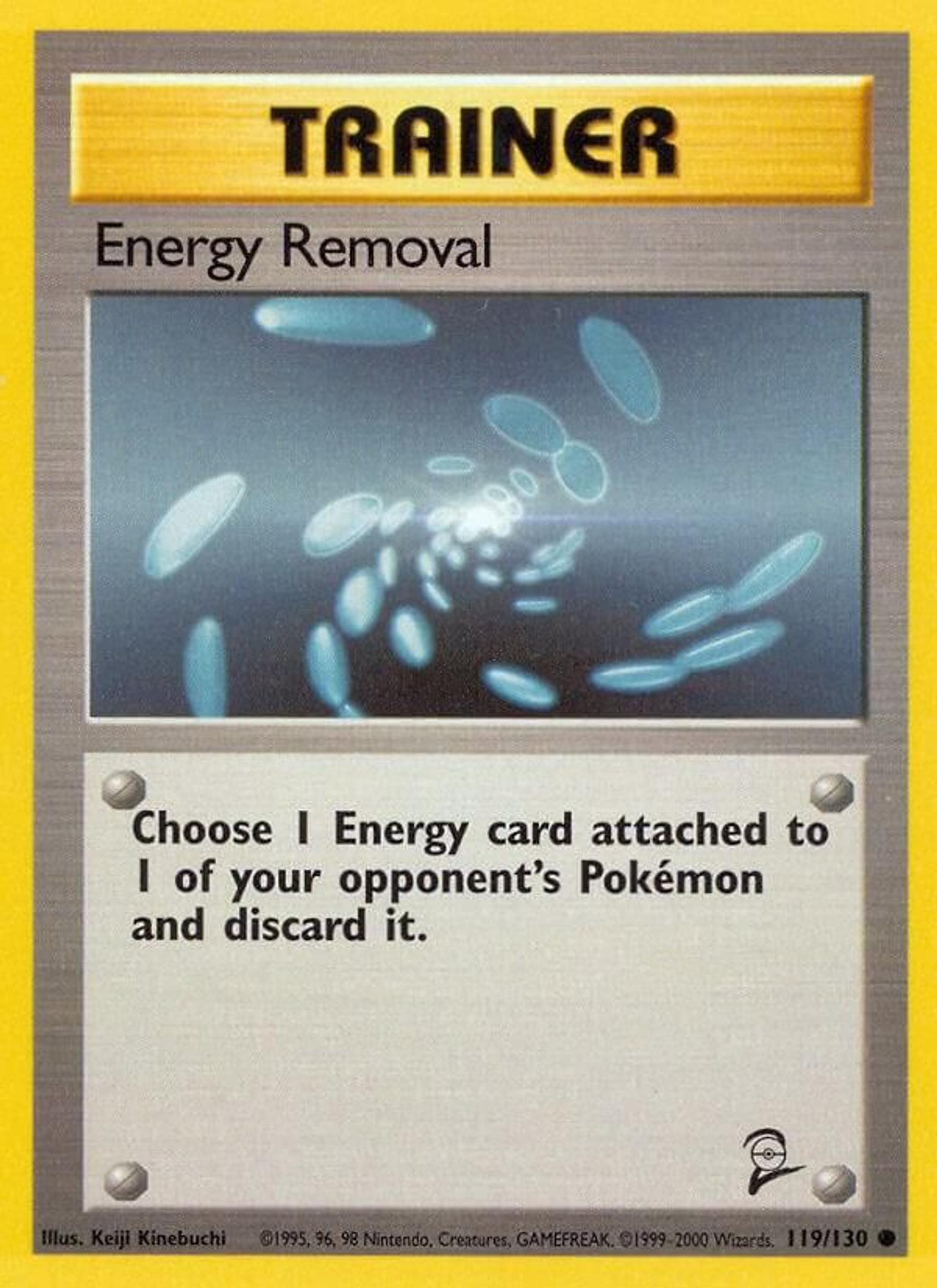 Energy Removal — Base Set 2 — Pokemon