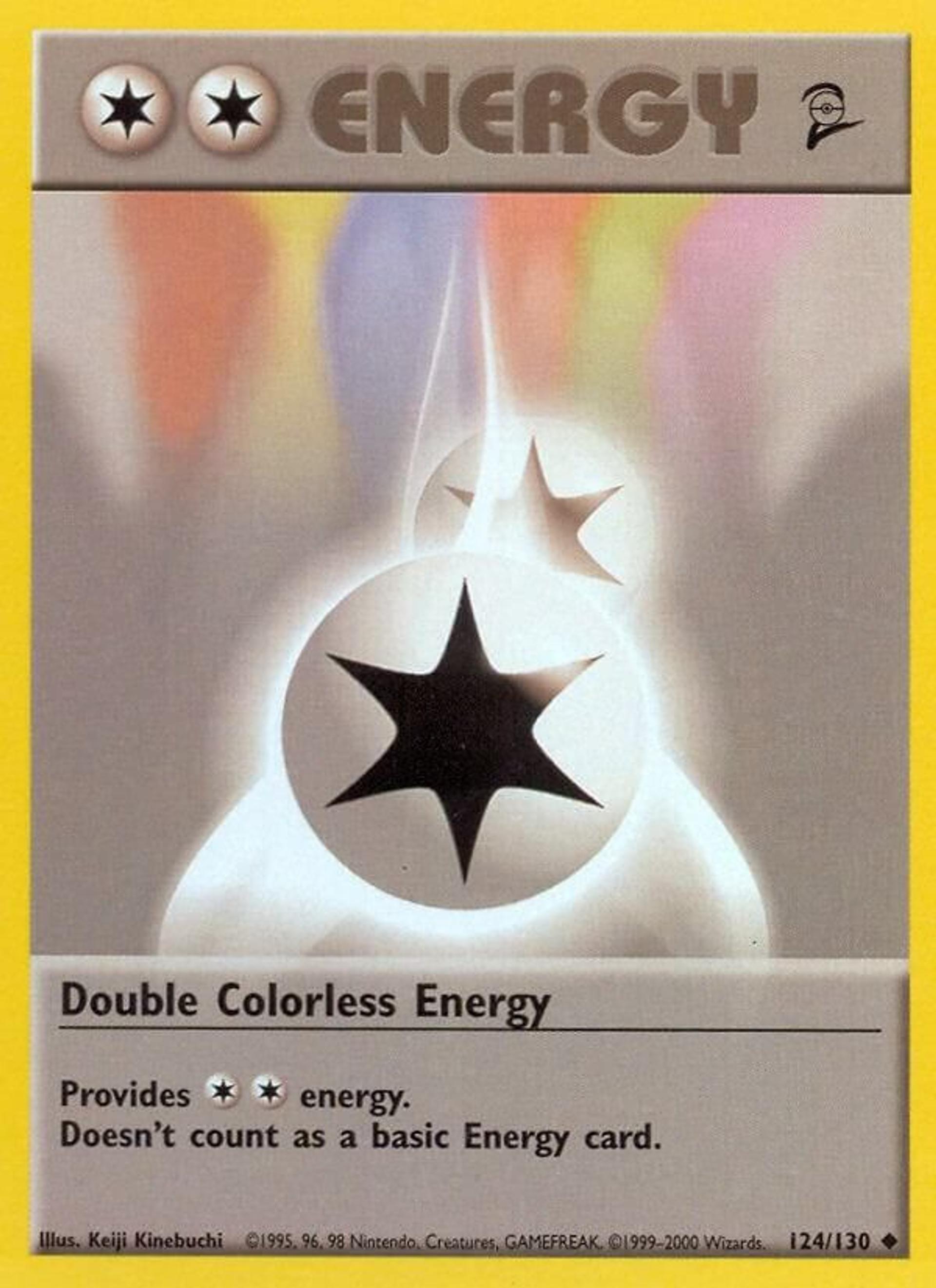 Double Colorless Energy — Base Set 2 — Pokemon