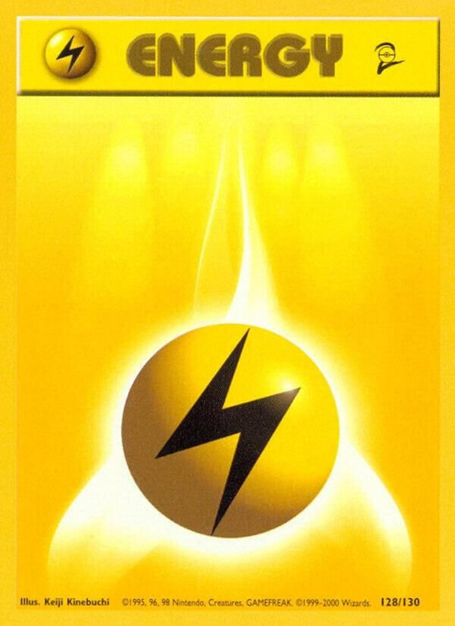 Lightning Energy — Base Set 2 — Pokemon