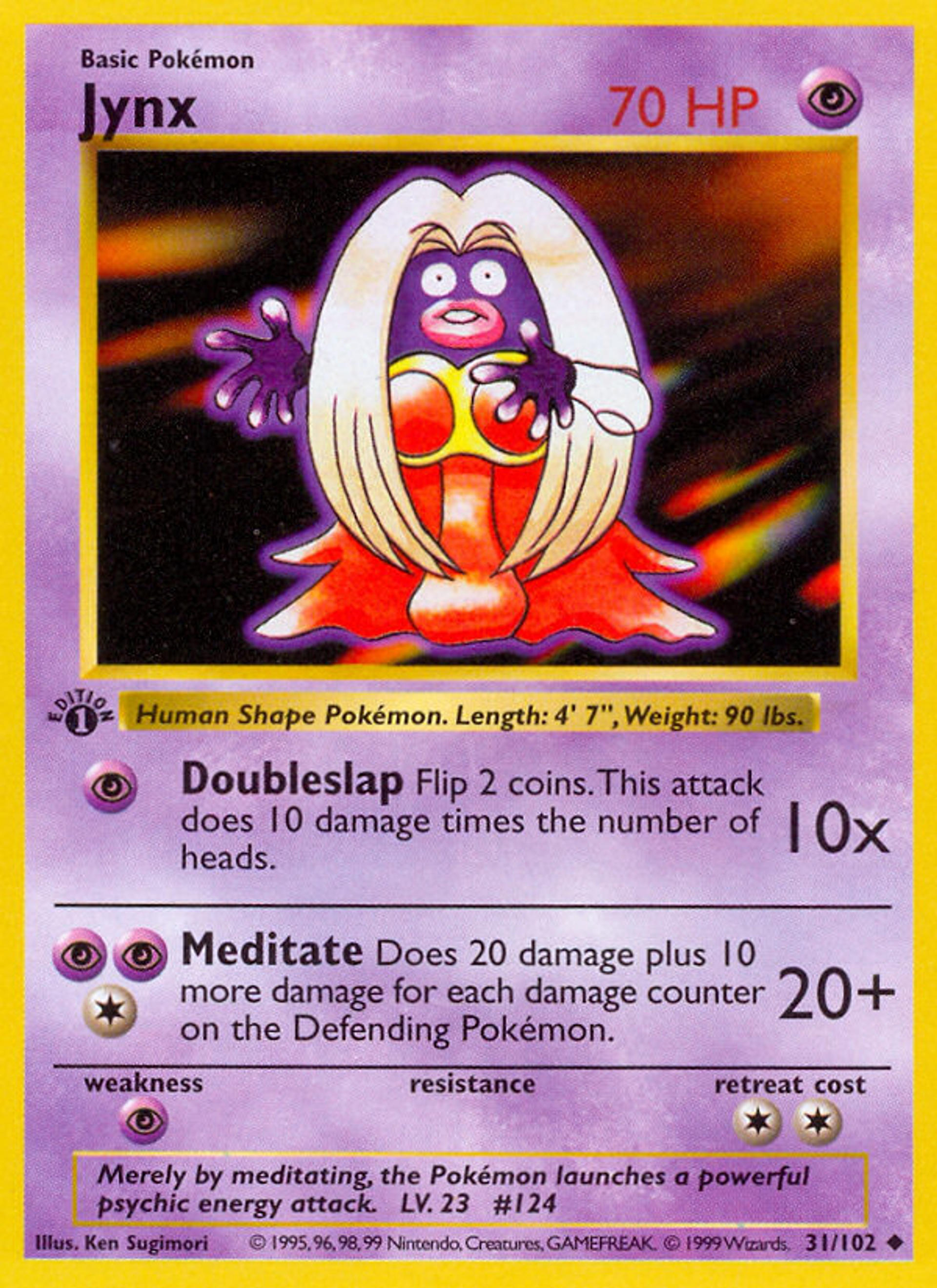 Jynx — Base Set (Shadowless) — Pokémon
