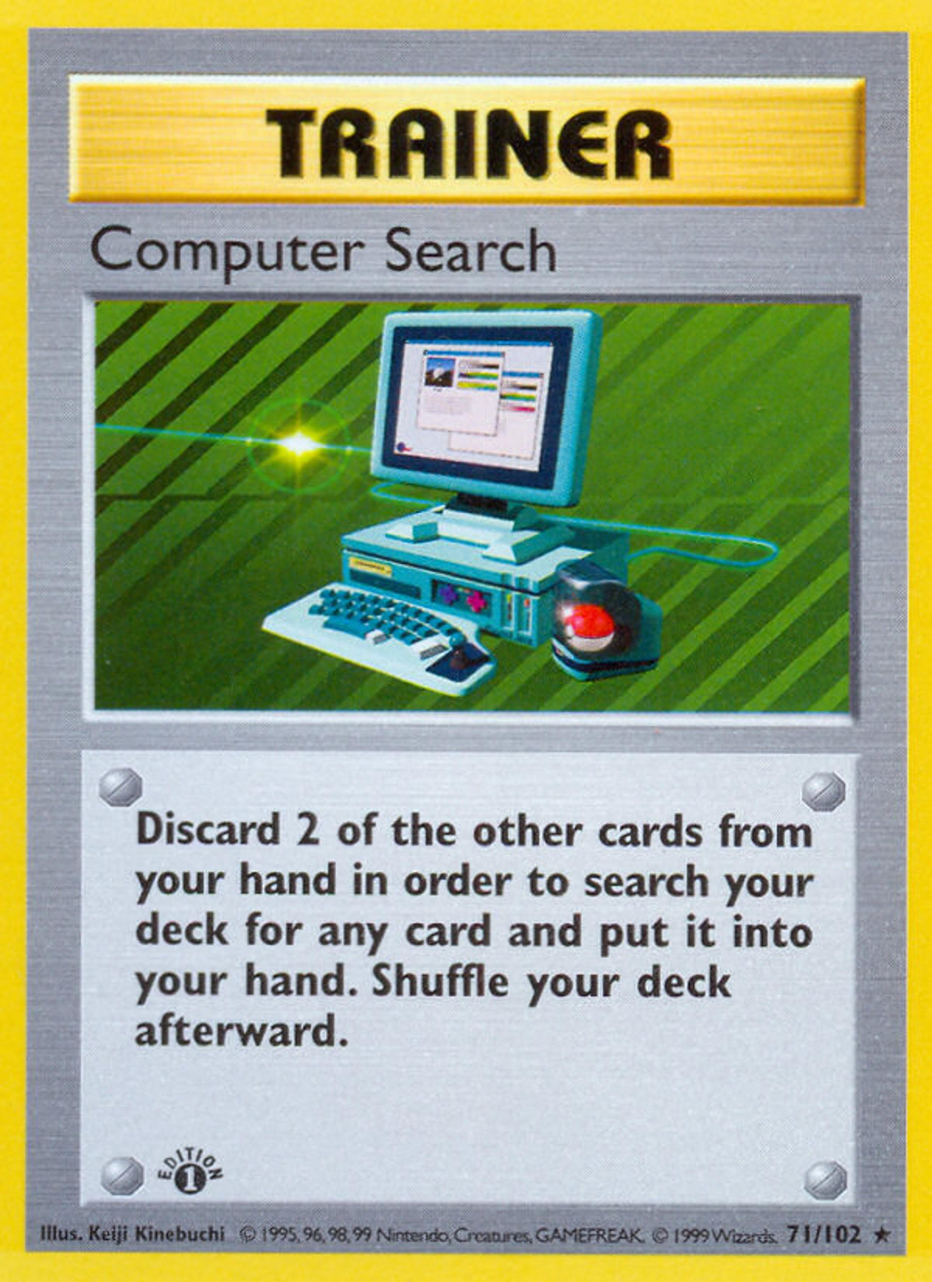 Computer Search — Base Set (Shadowless) — Pokemon