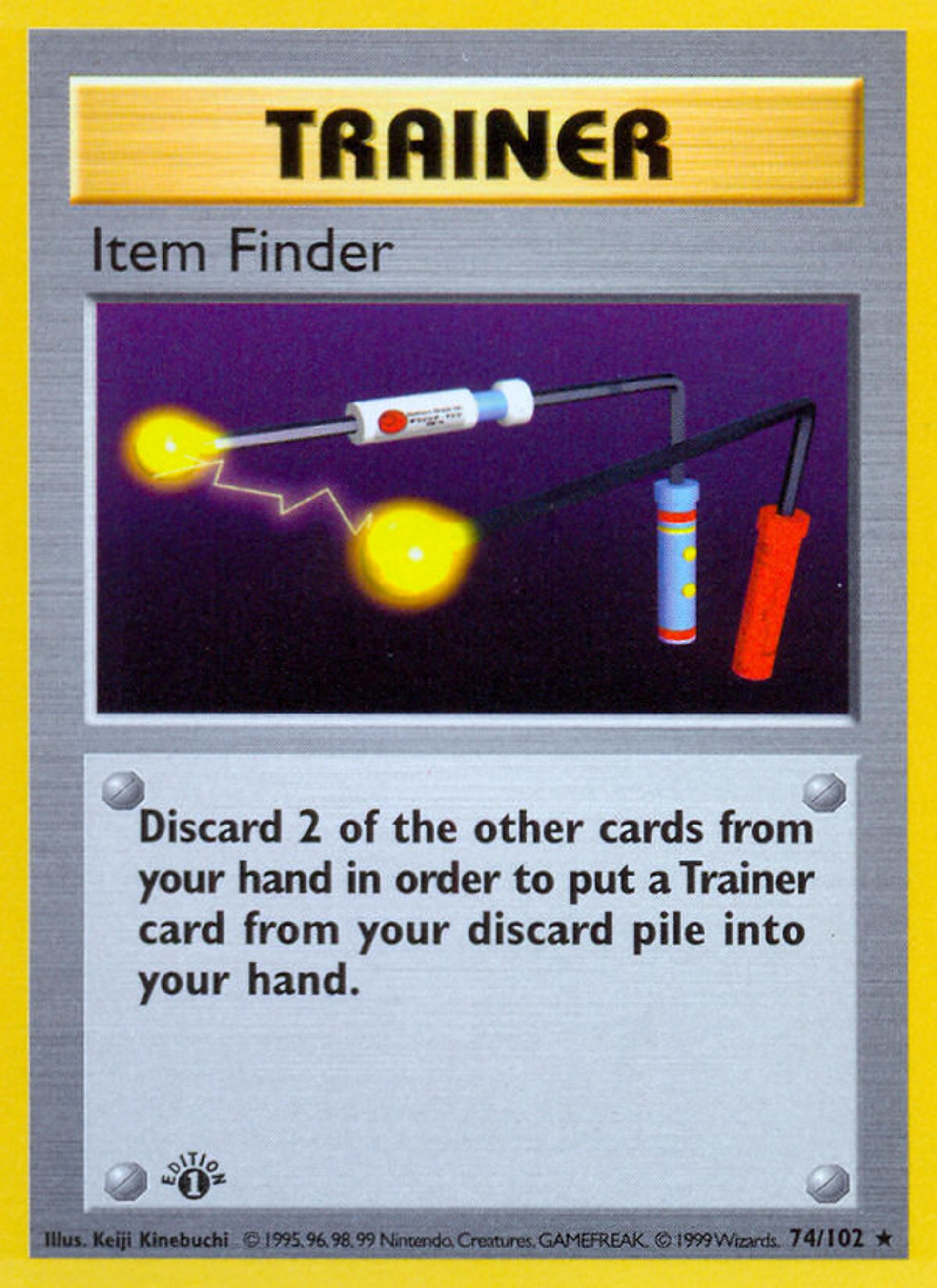 Item Finder — Base Set (Shadowless) — Pokemon