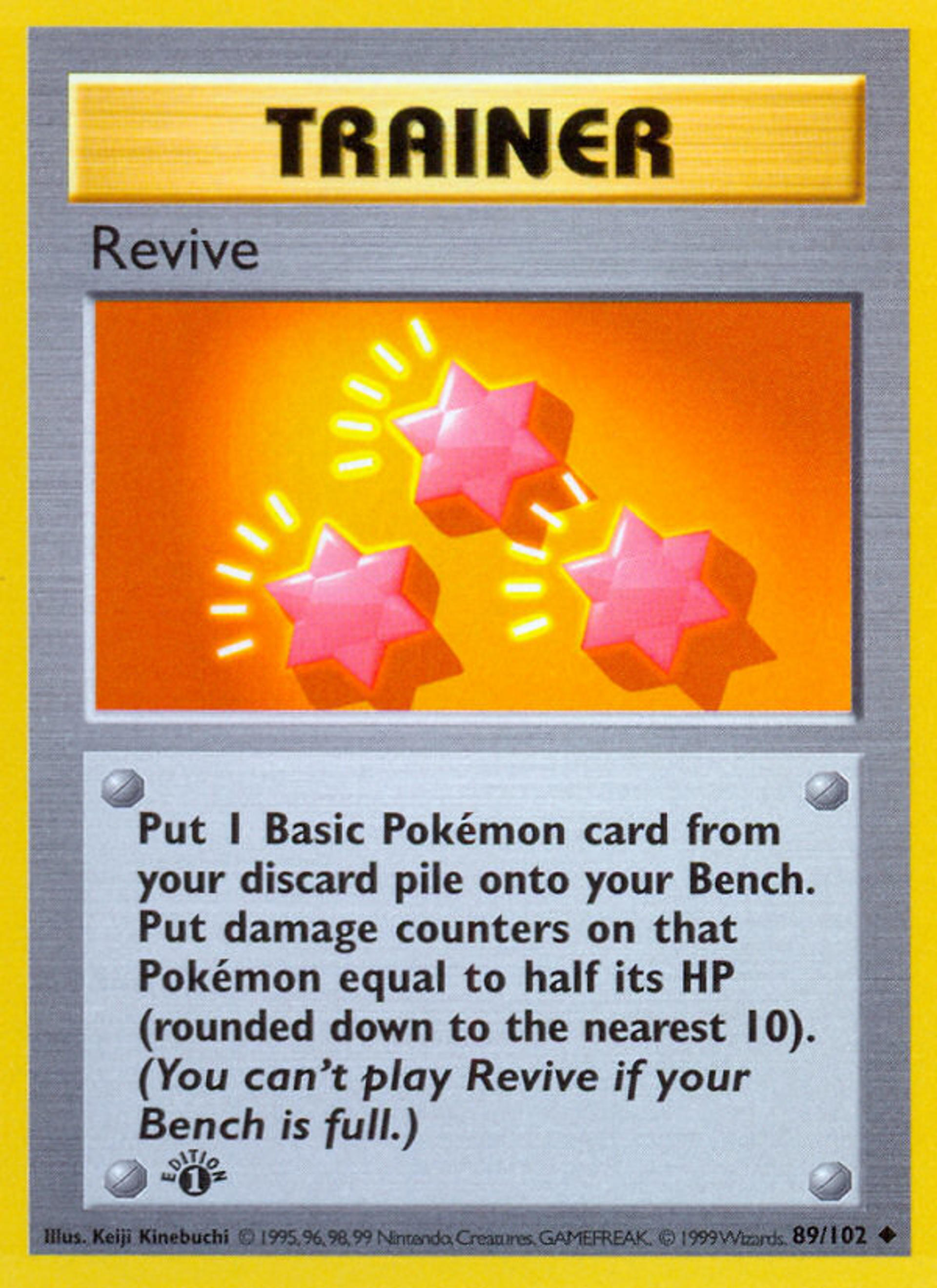 Revive — Base Set (Shadowless) — Pokemon