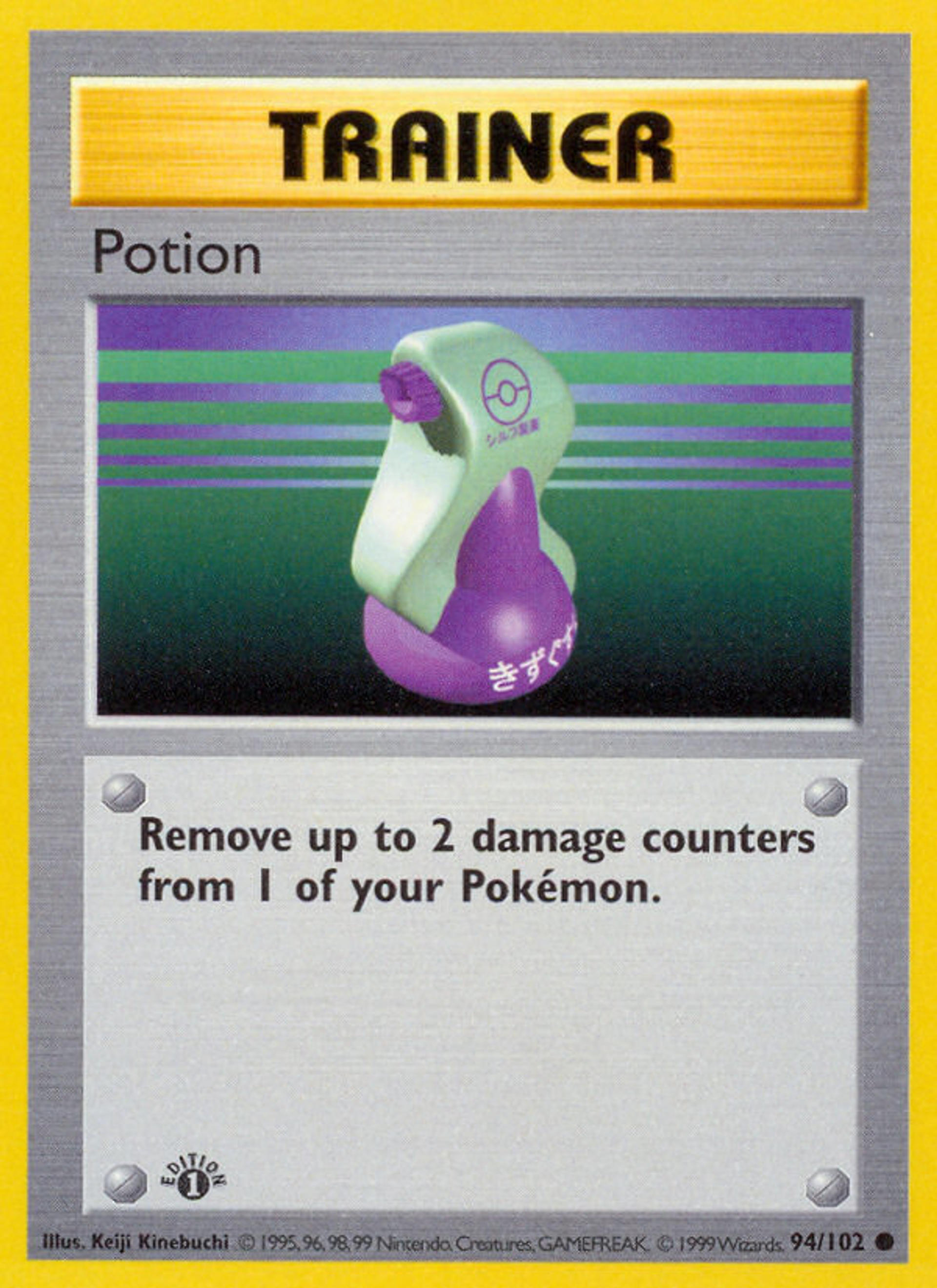 Potion — Base Set (Shadowless) — Pokemon