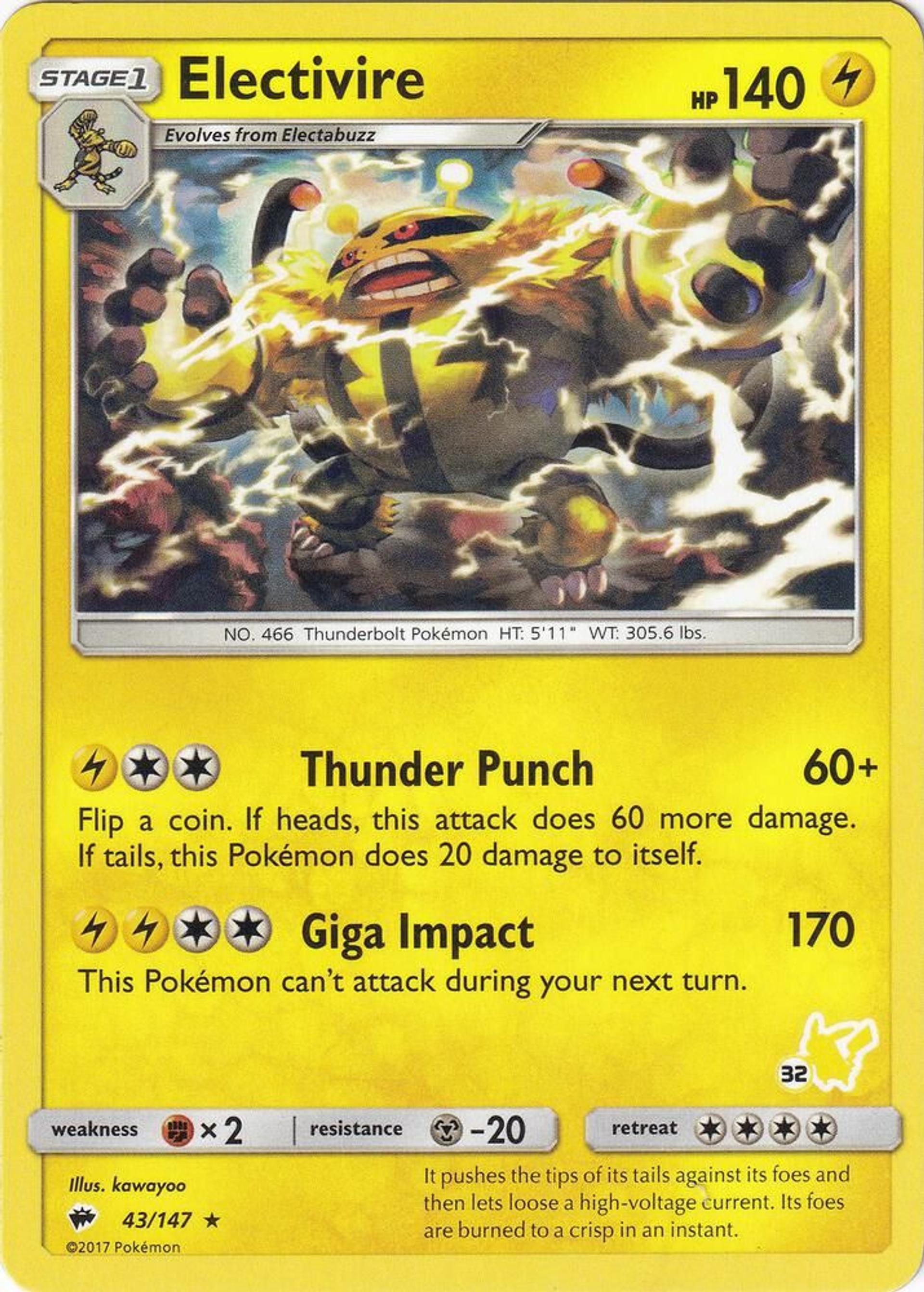 Electivire — Battle Academy — Pokemon