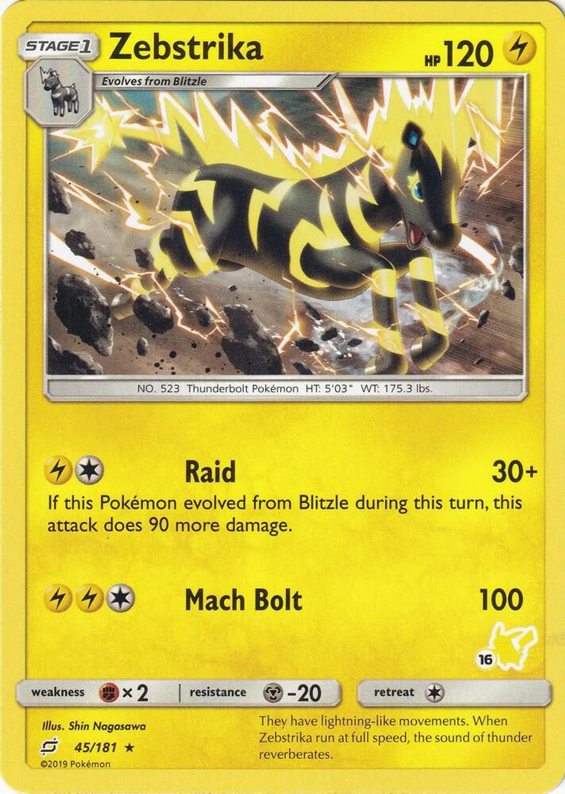 Zebstrika — Battle Academy — Pokemon