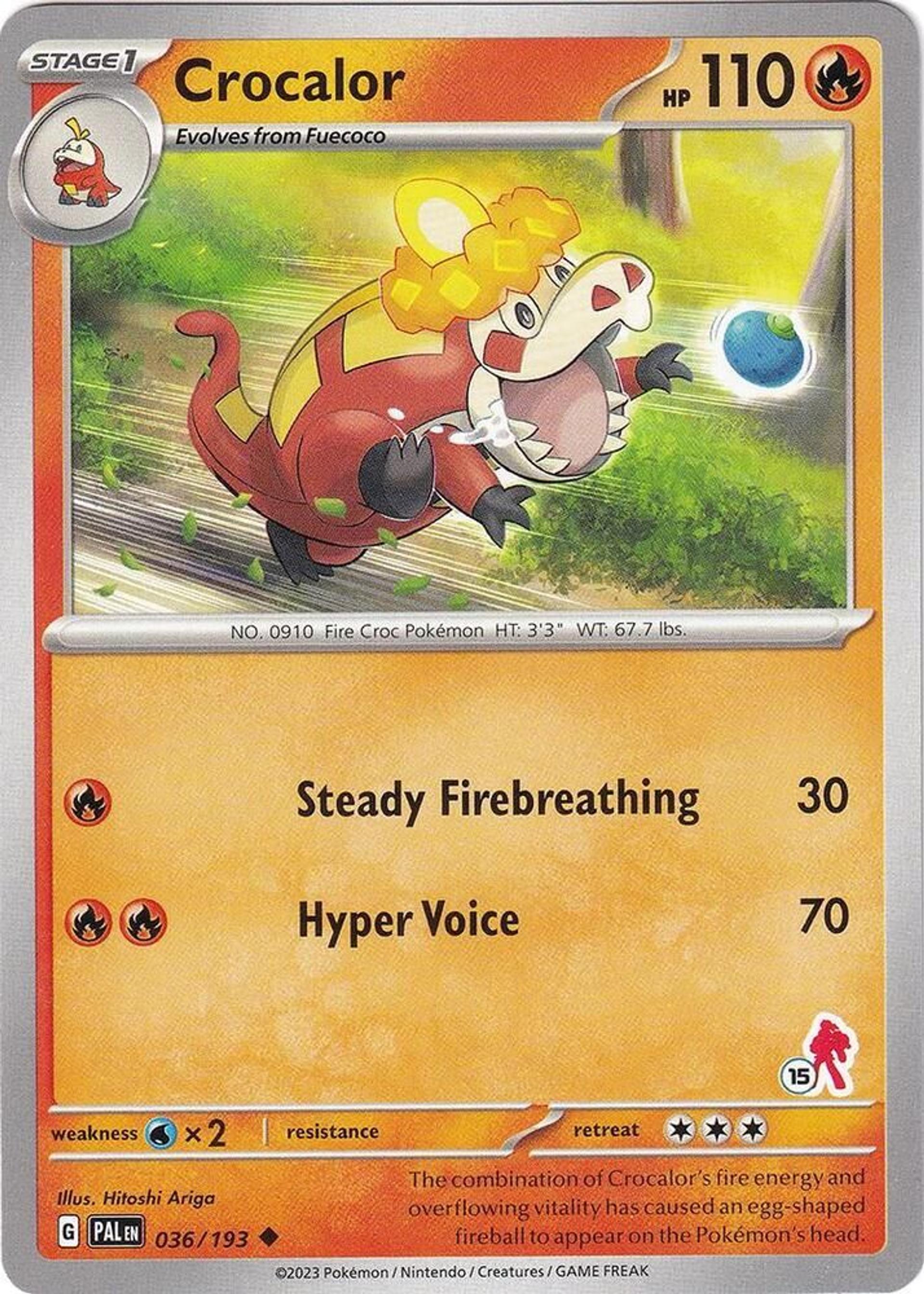 Crocalor - Armarouge — Battle Academy 2024 — Pokémon