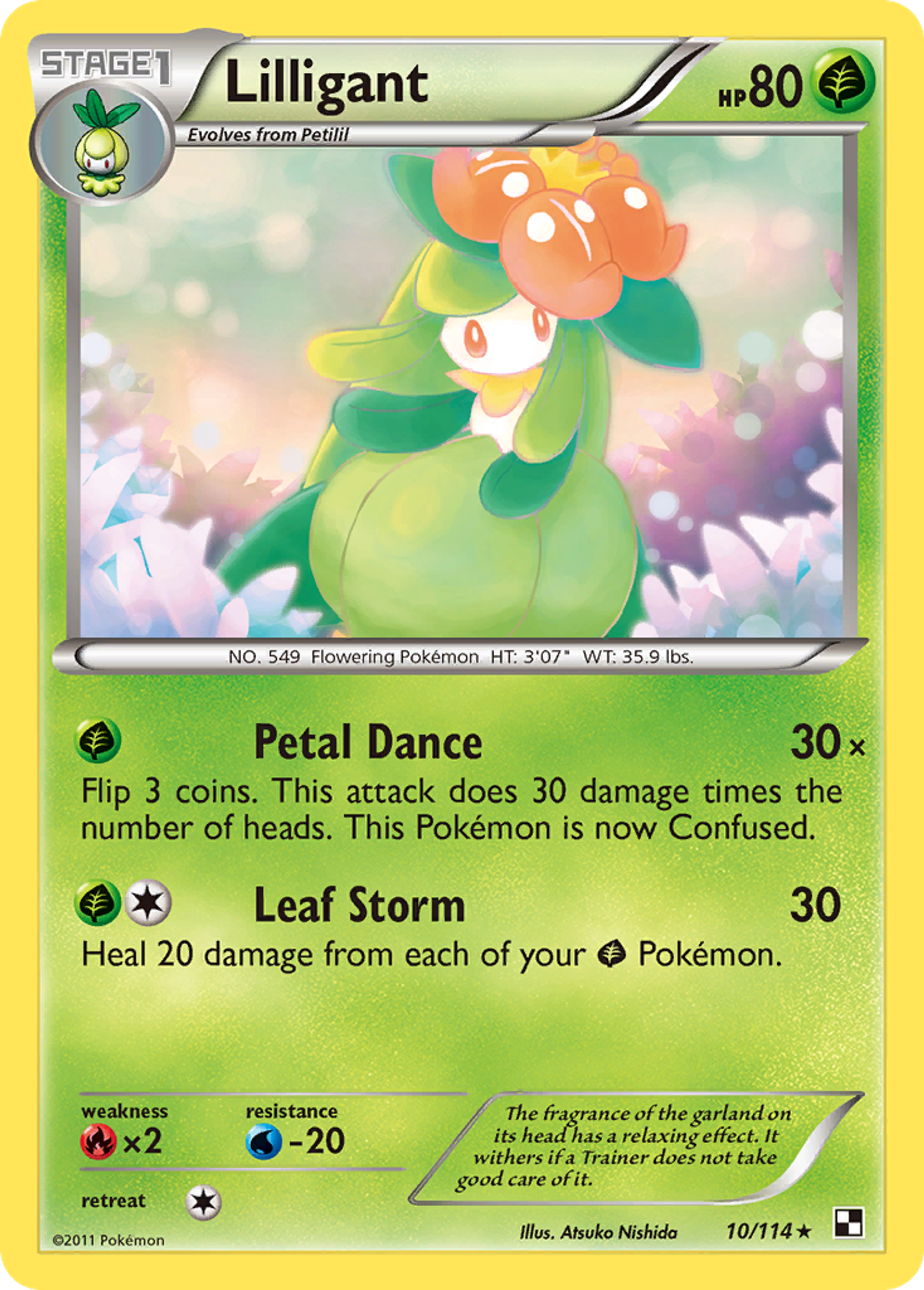 Lilligant — Black and White — Pokemon