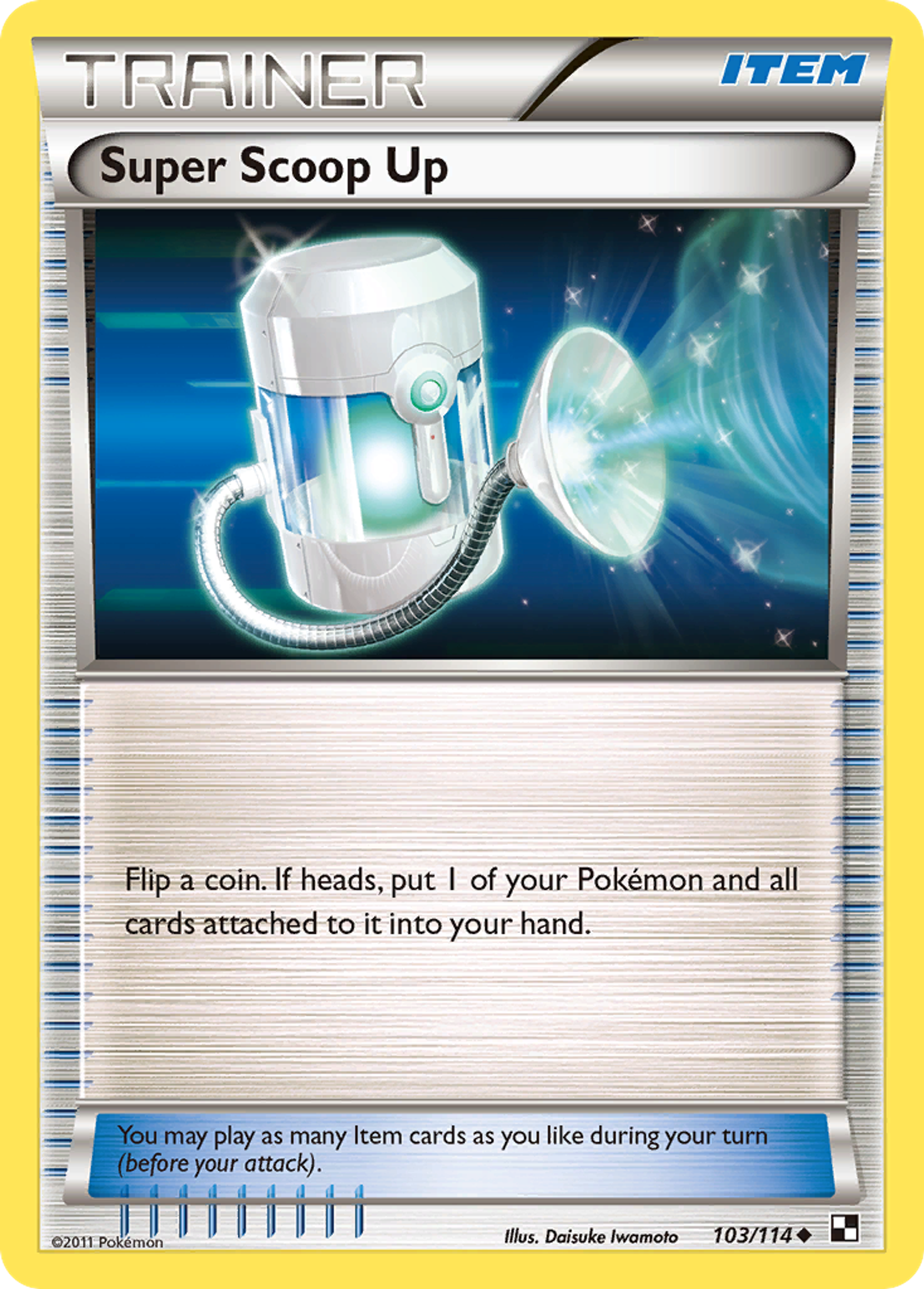 Super Scoop Up — Black and White — Pokemon