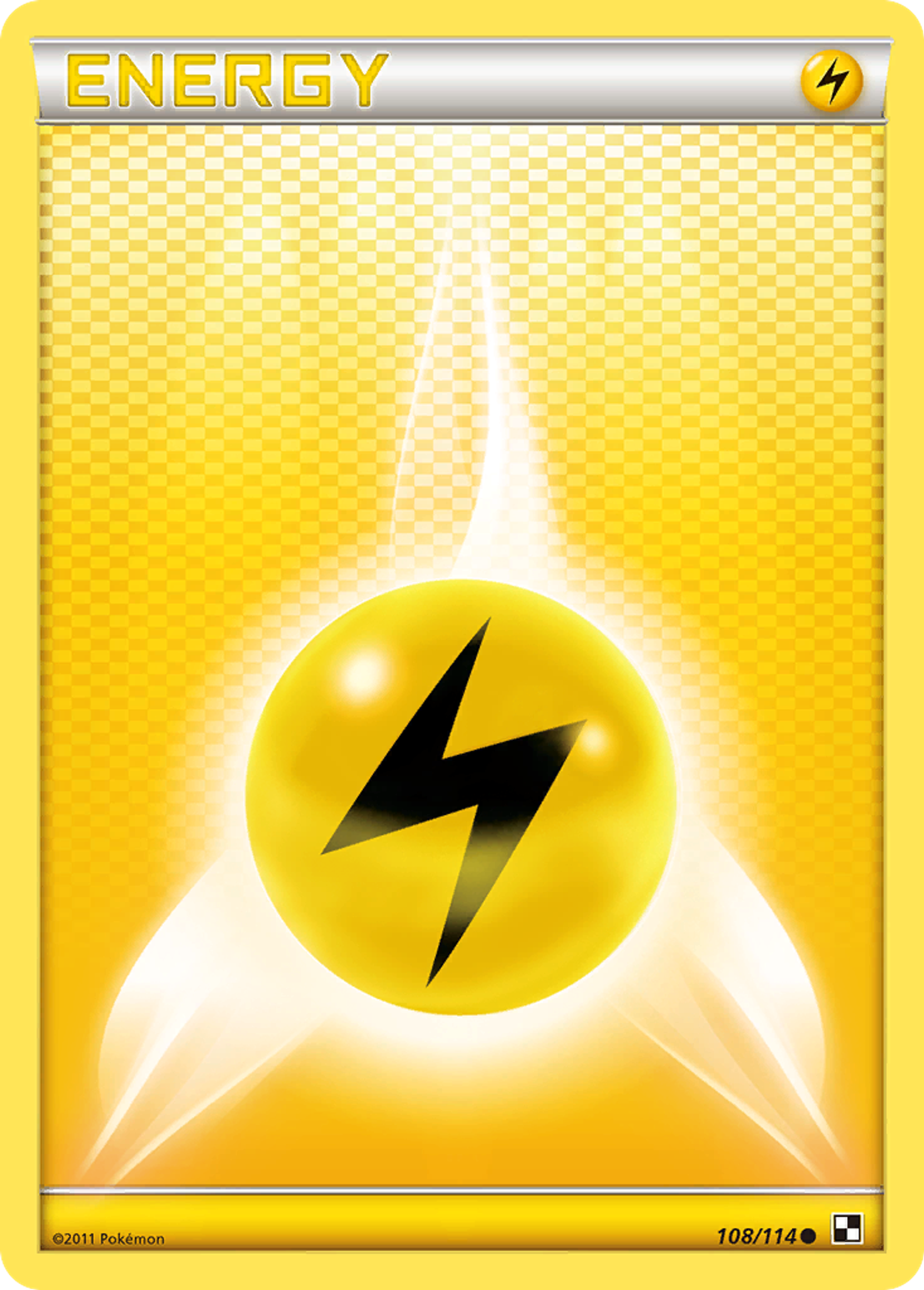 Lightning Energy — Black and White — Pokemon