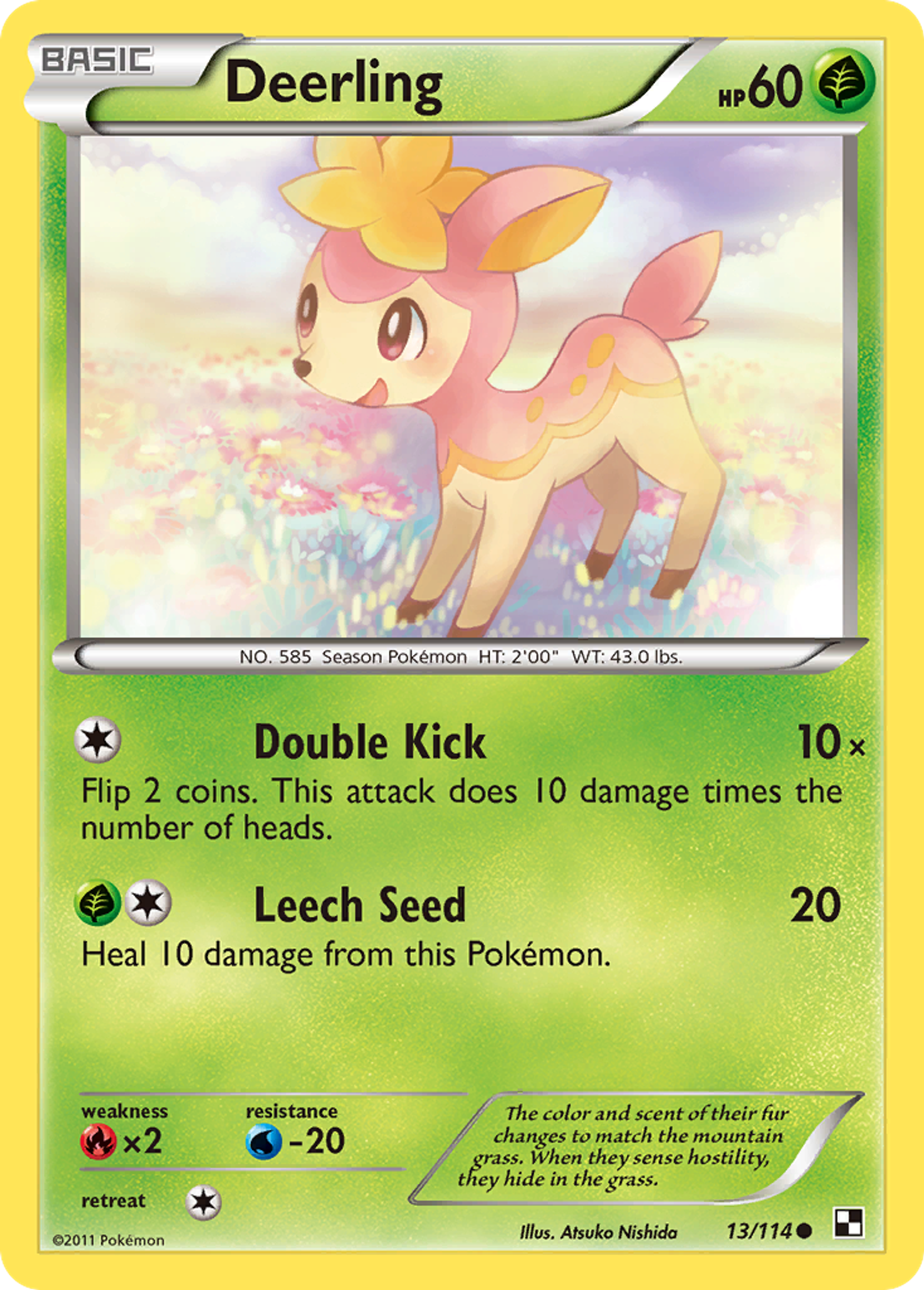 Deerling — Black and White — Pokemon