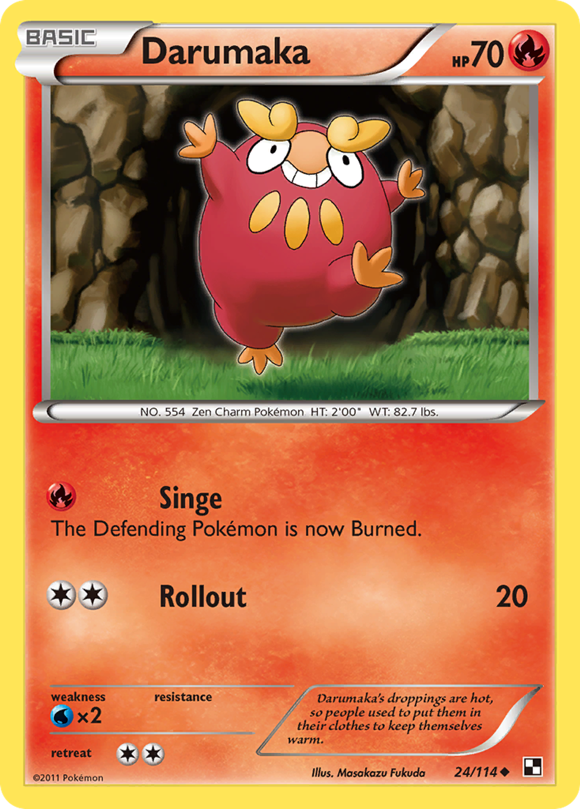 Darumaka — Black and White — Pokemon