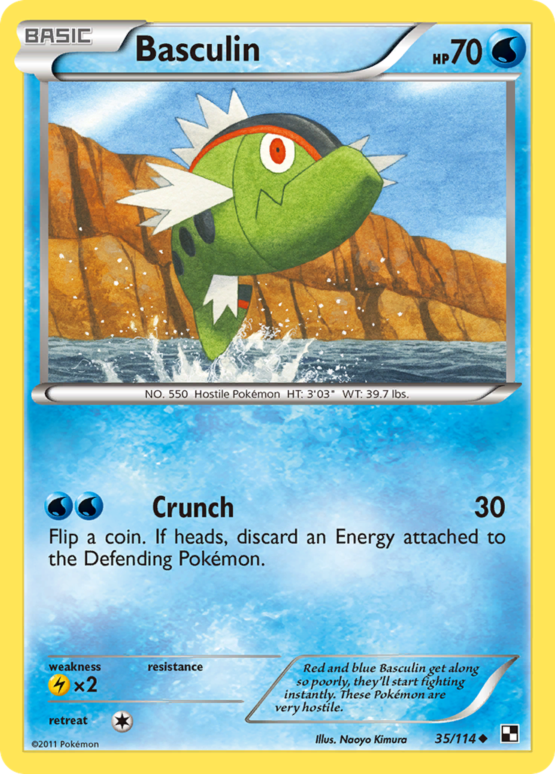 Basculin — Black and White — Pokemon