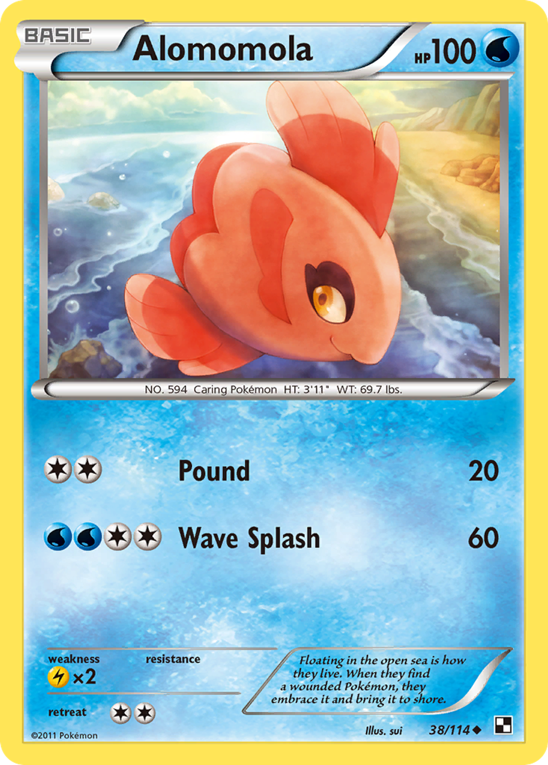 Alomomola — Black and White — Pokemon