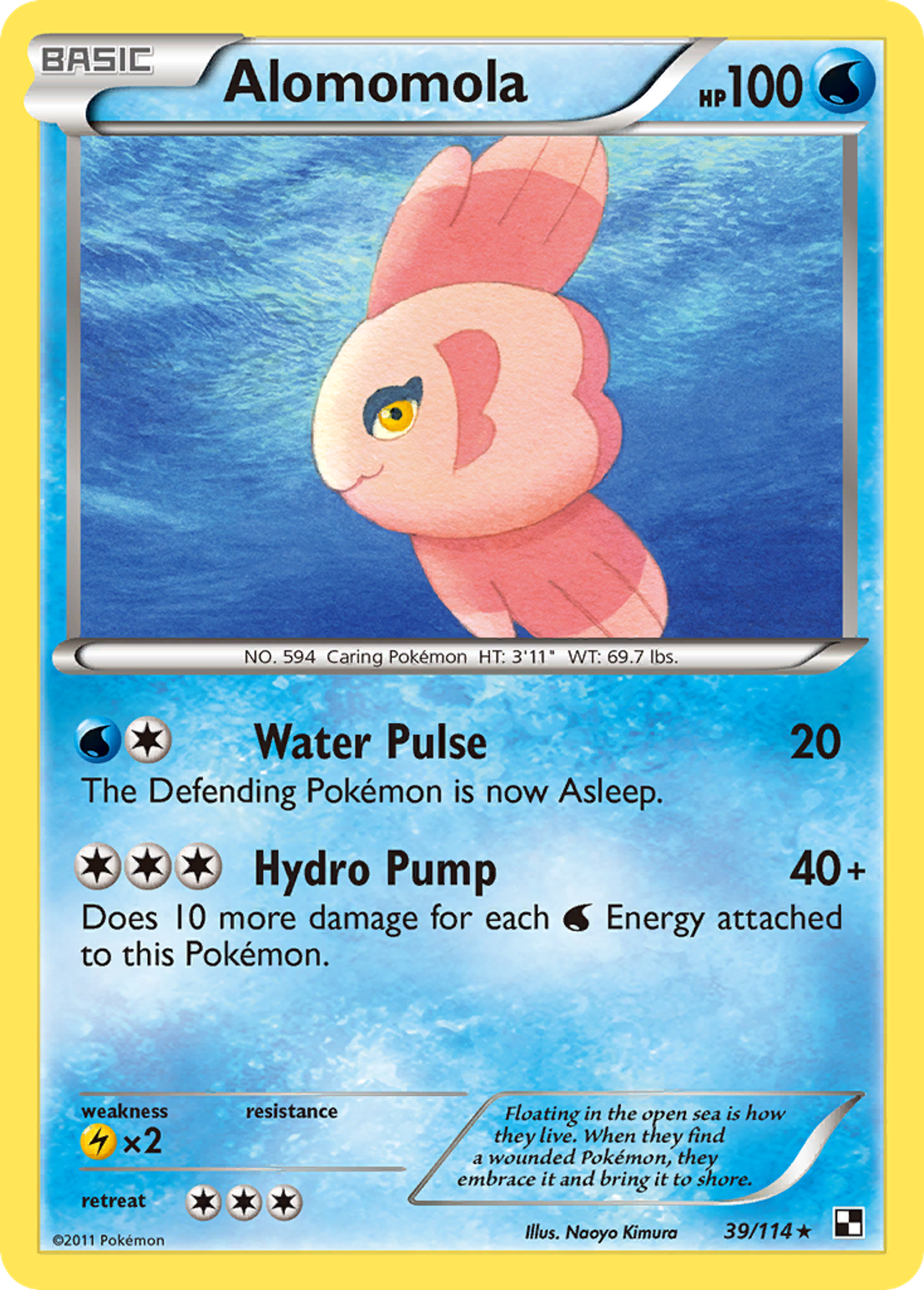 Alomomola — Black and White — Pokemon