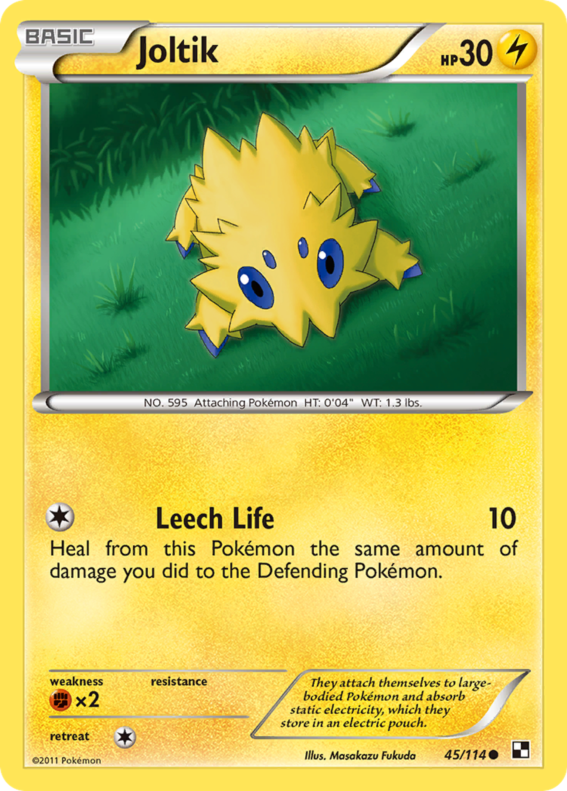 Joltik — Black and White — Pokemon