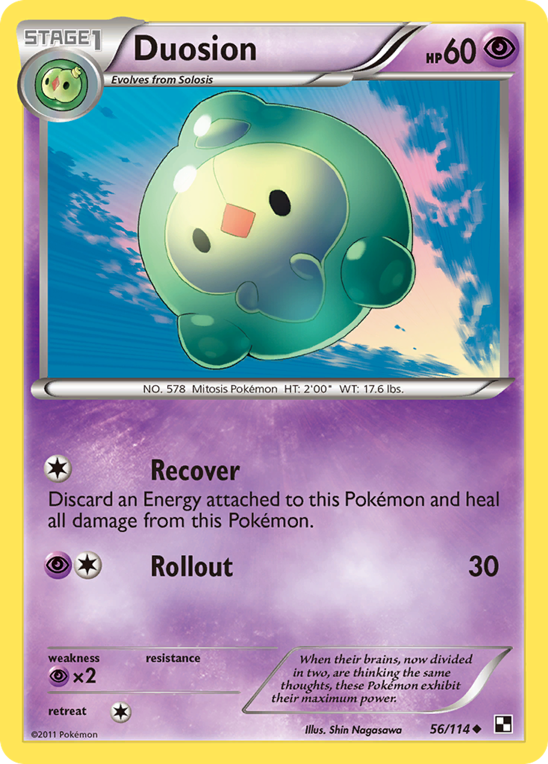 Duosion — Black and White — Pokemon
