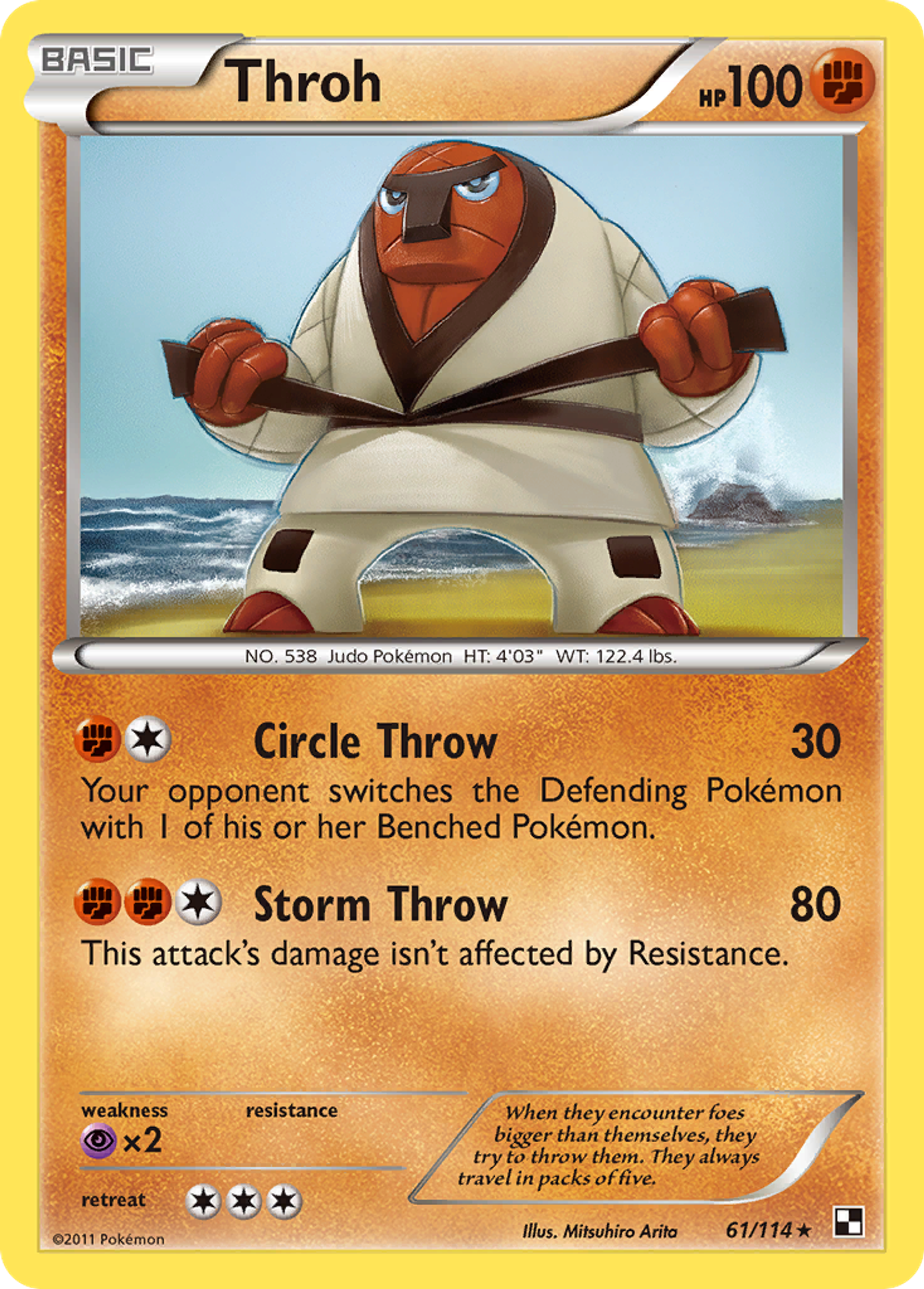 Throh — Black and White — Pokemon