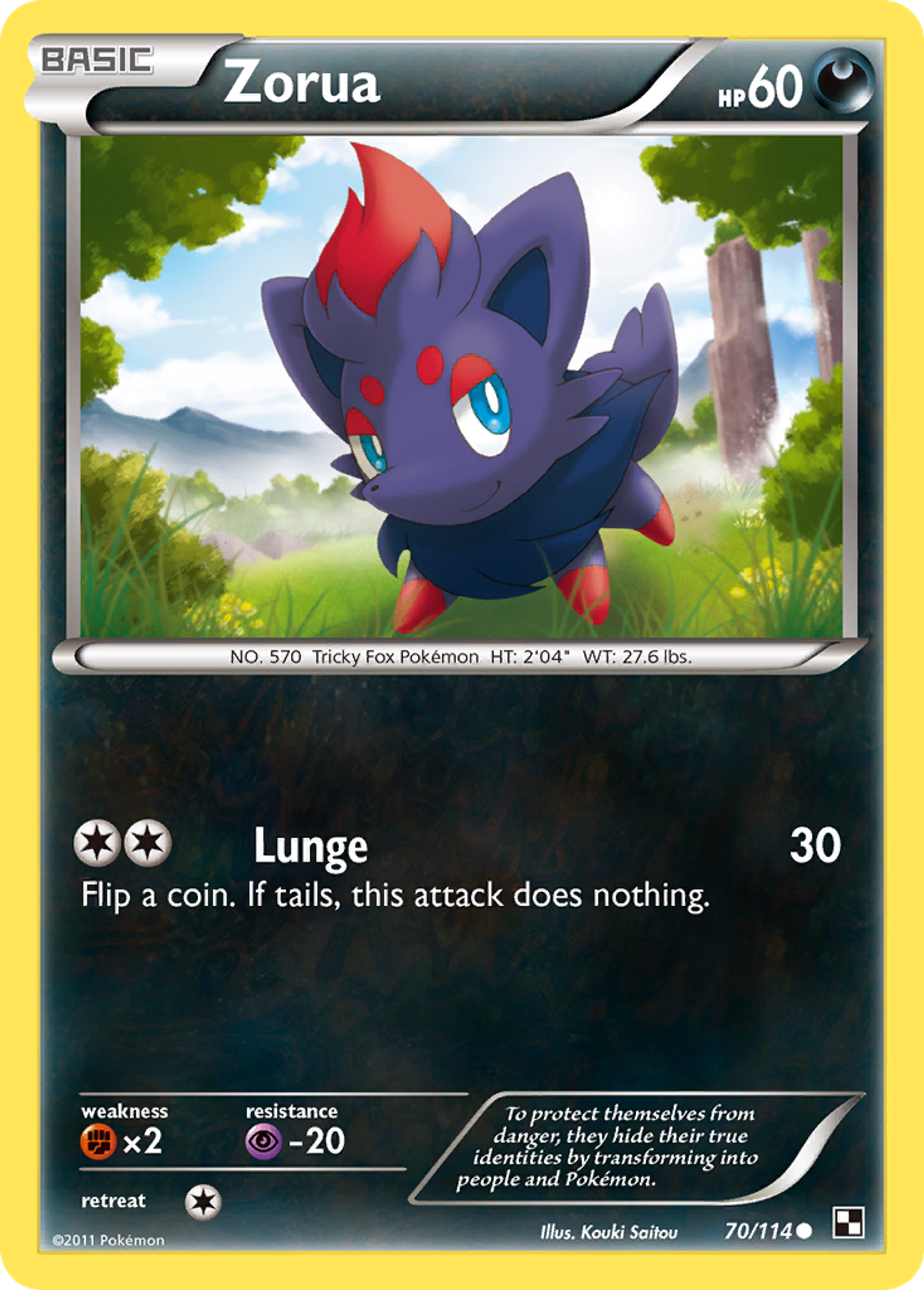 Zorua — Black and White — Pokemon