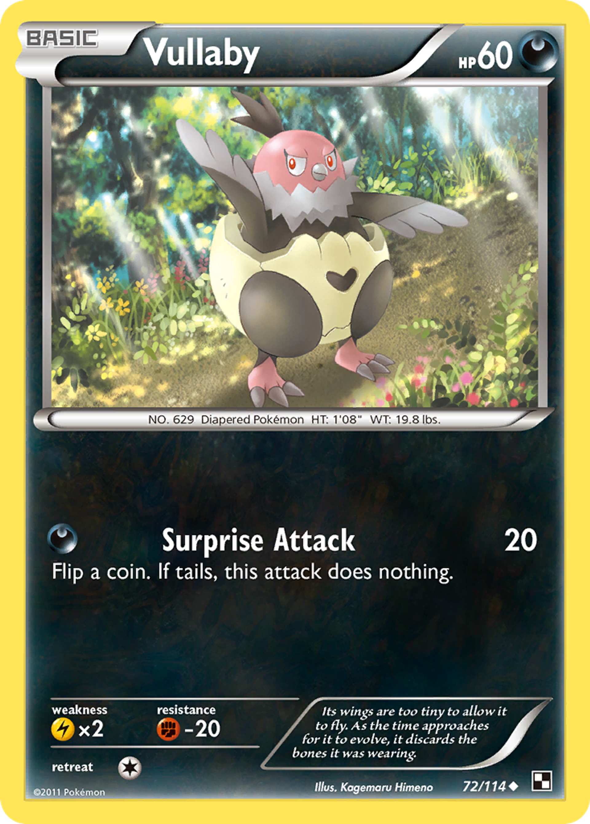 Vullaby — Black and White — Pokemon