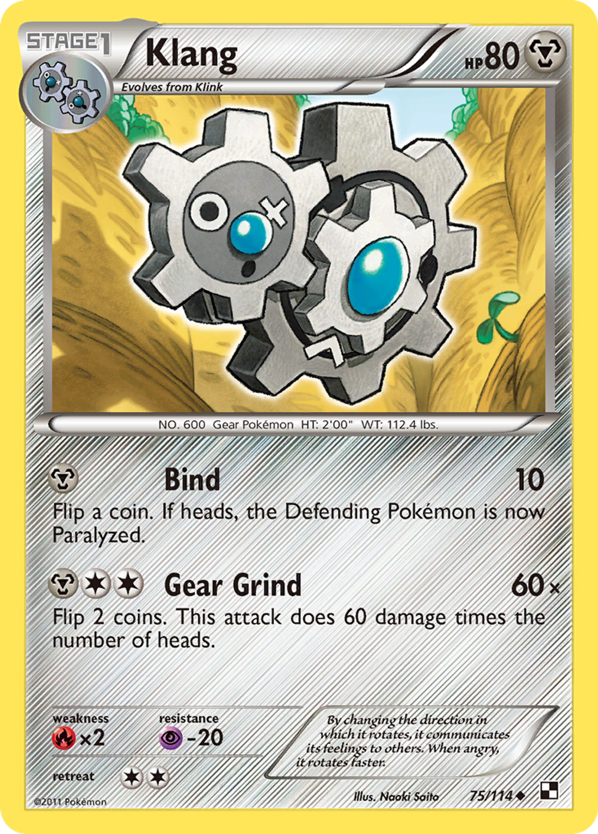 Klang — Black and White — Pokemon