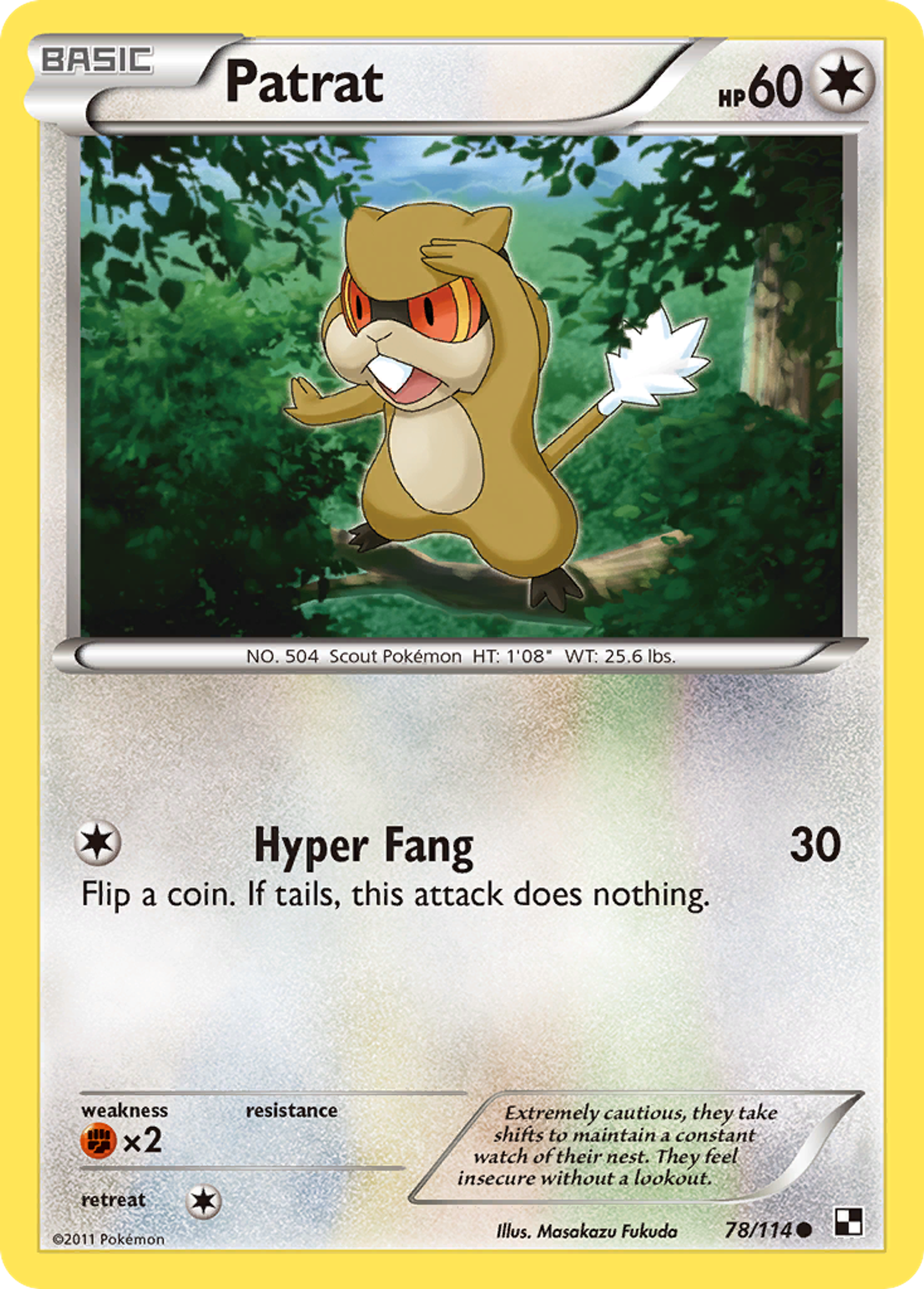 Patrat — Black and White — Pokemon