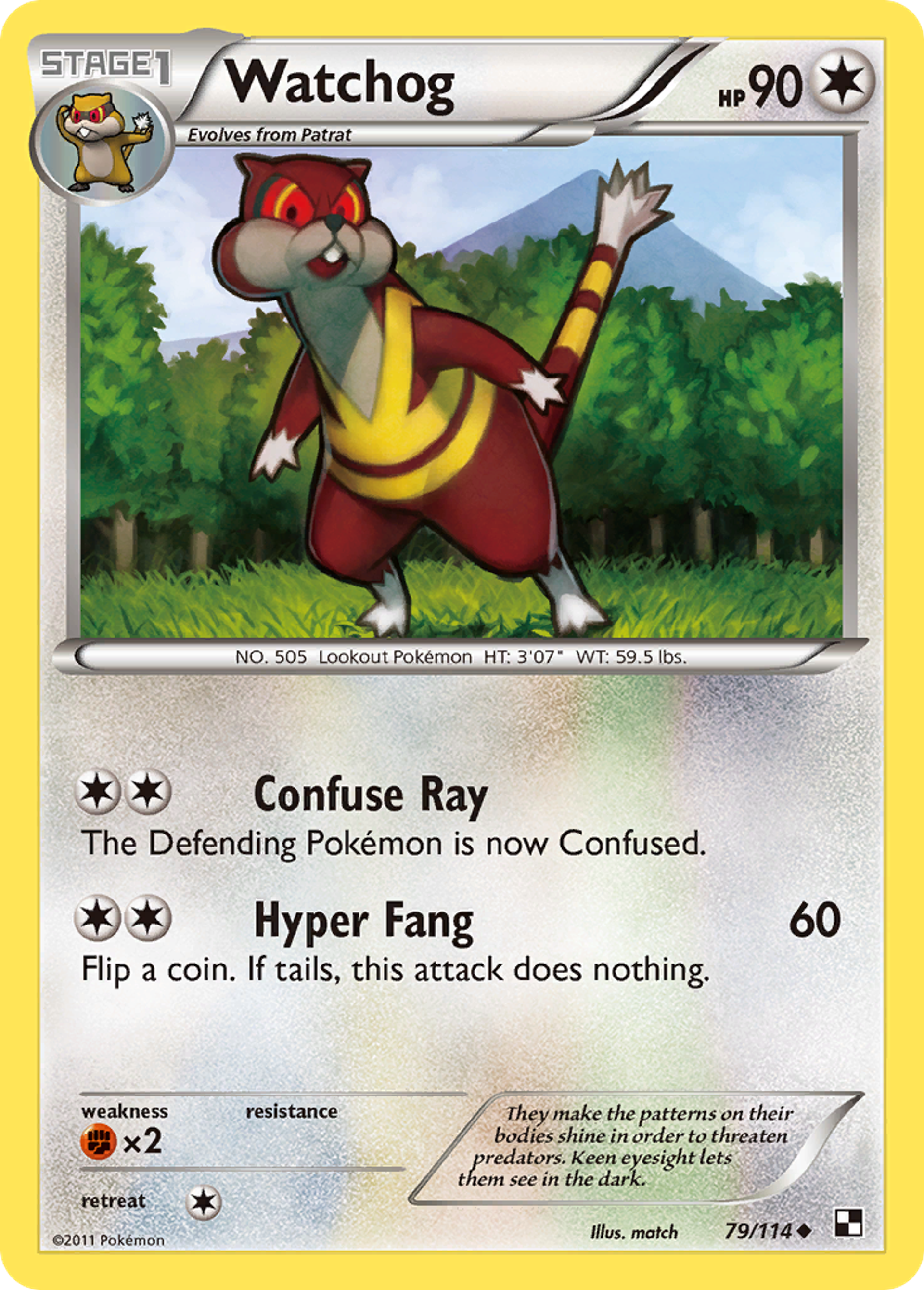 Watchog — Black and White — Pokémon