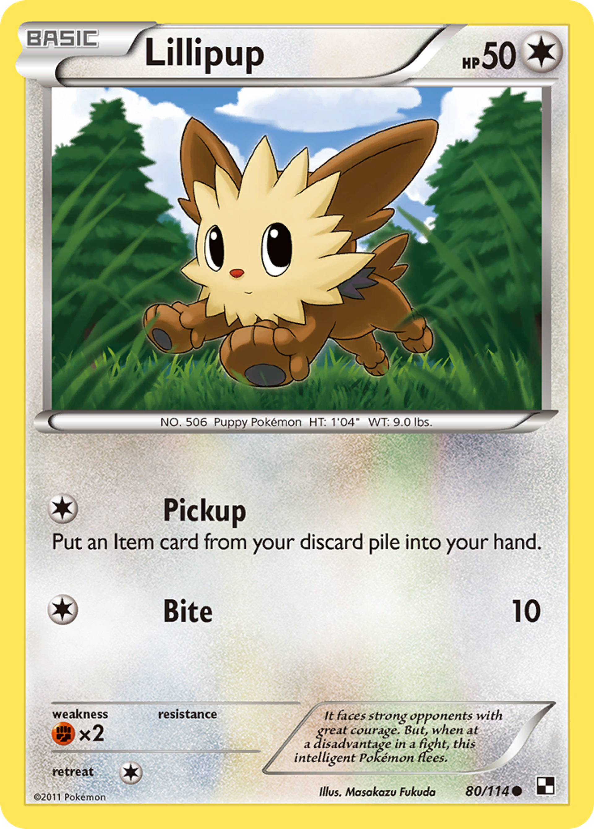 Lillipup — Black and White — Pokemon