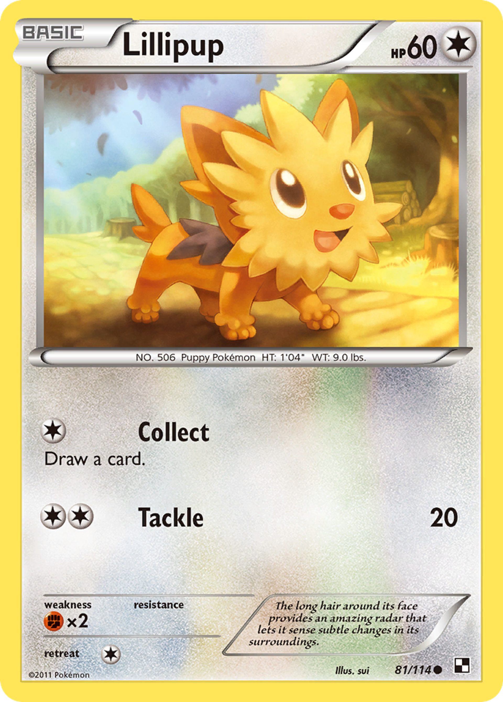 Lillipup — Black and White — Pokémon