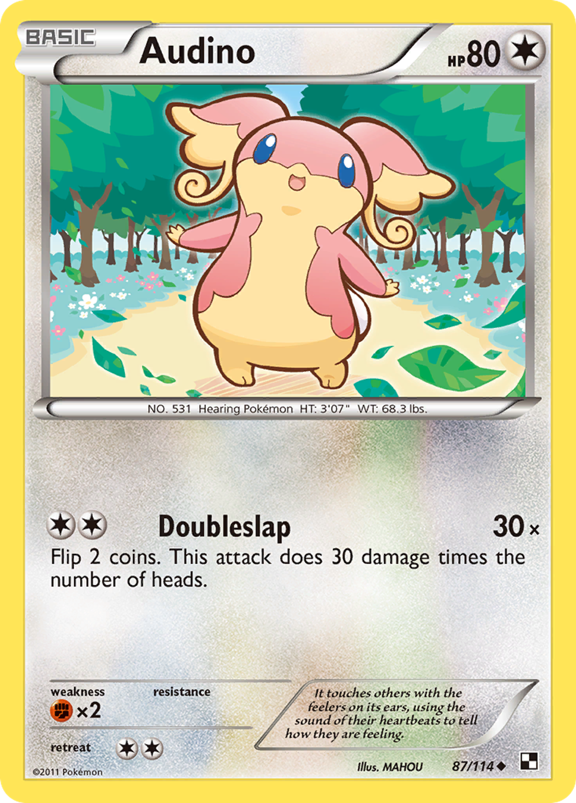 Audino — Black and White — Pokemon