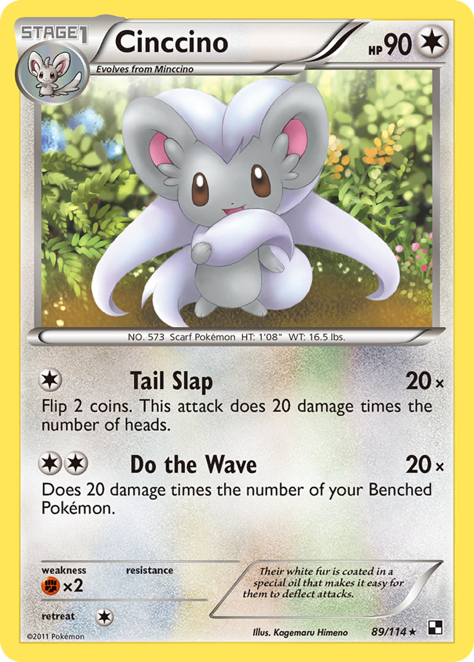 Cinccino — Black and White — Pokemon