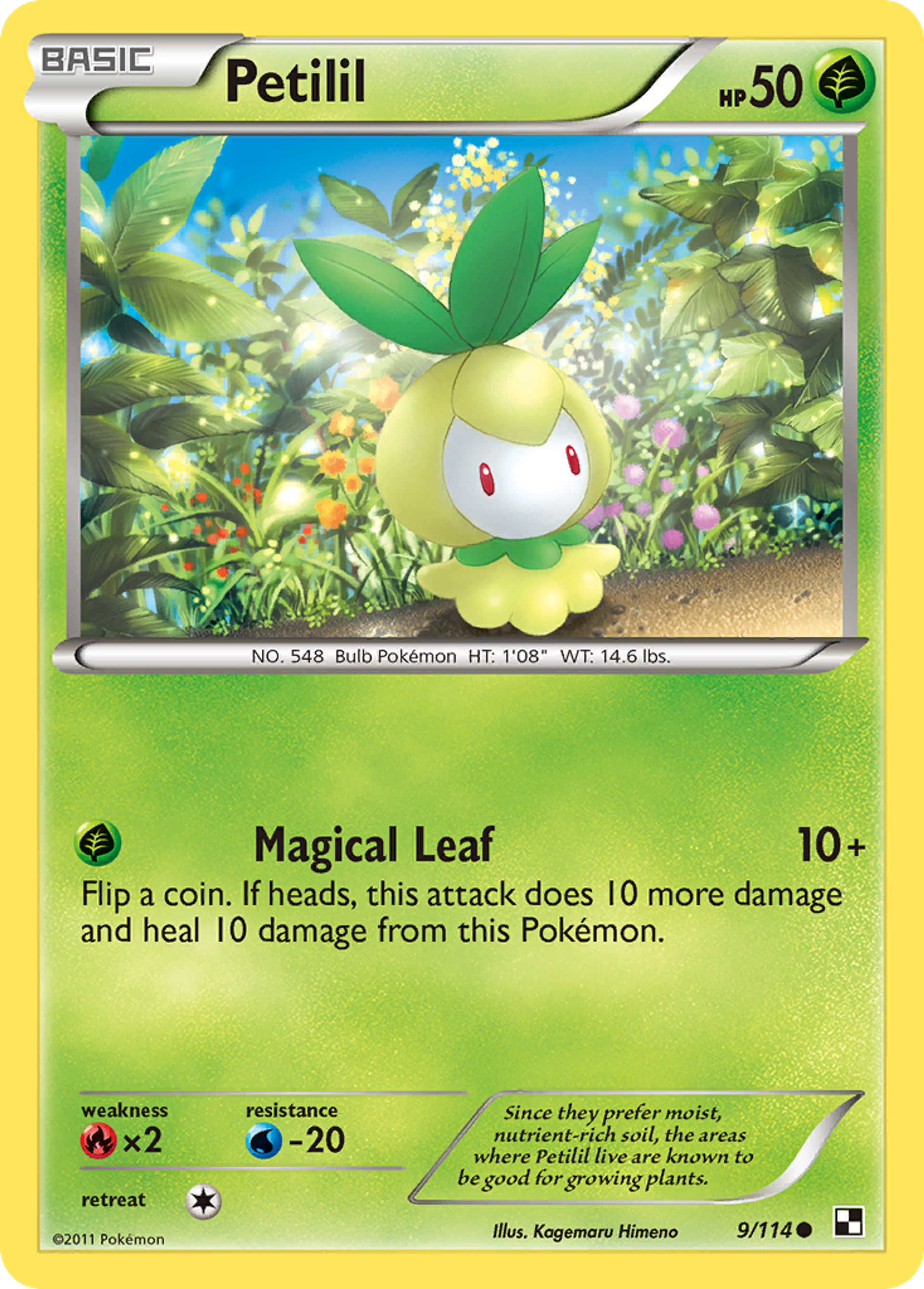Petilil — Black and White — Pokemon