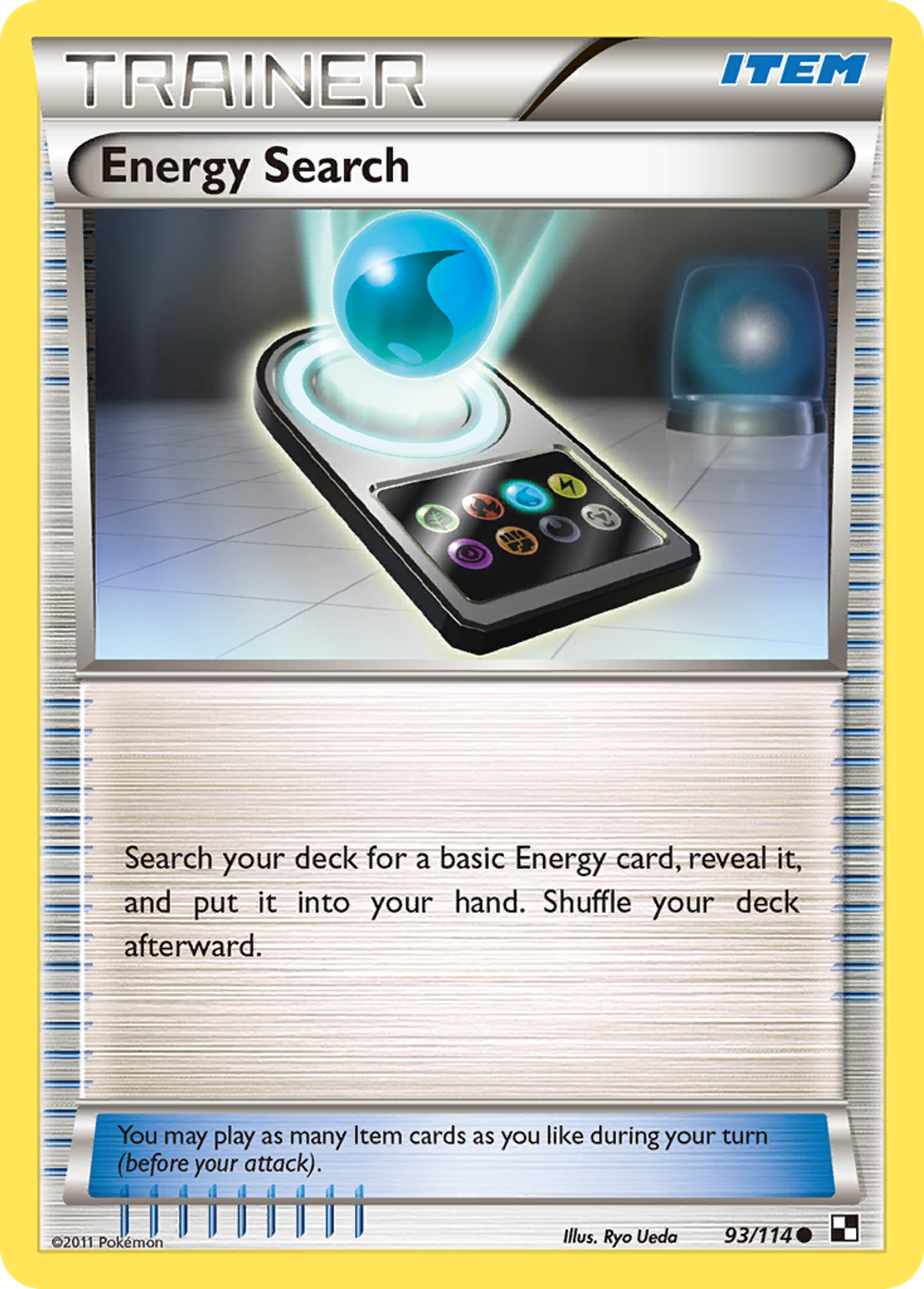 Energy Search — Black and White — Pokemon