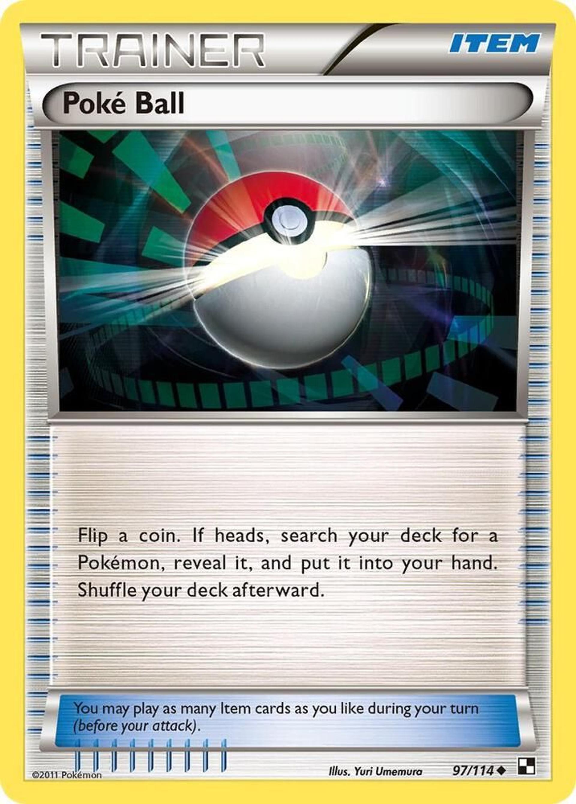Poke Ball — Black and White — Pokemon