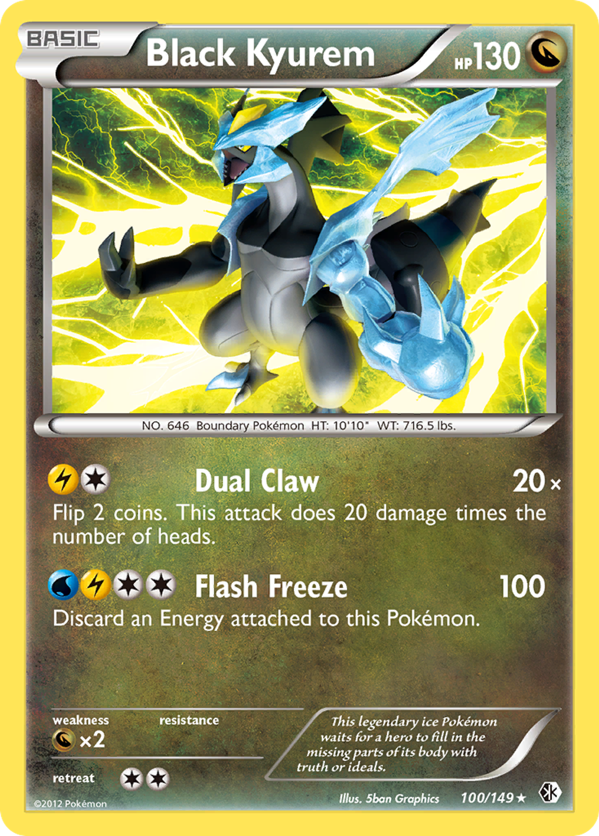 Black Kyurem — Boundaries Crossed — Pokemon