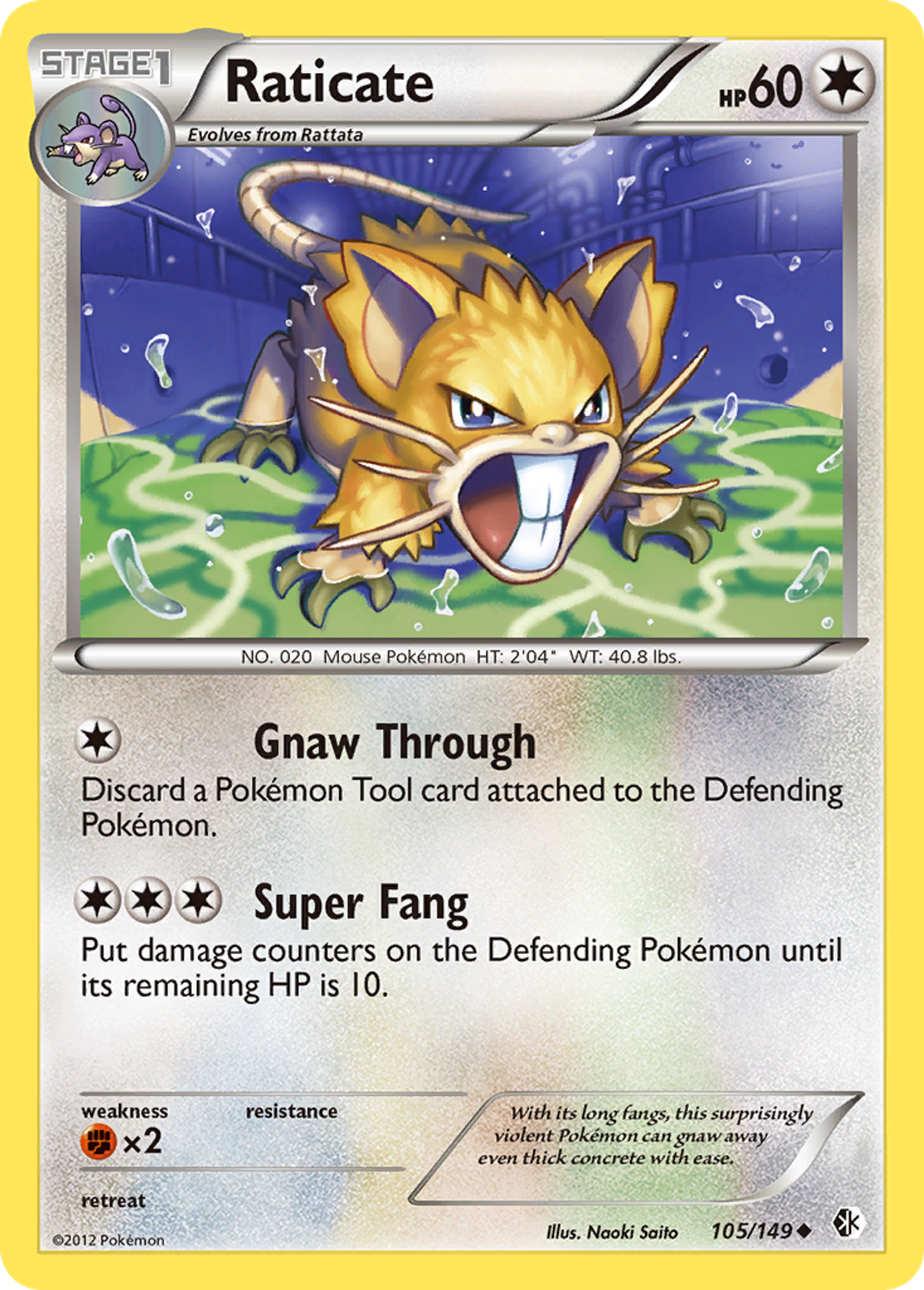 Raticate — Boundaries Crossed — Pokemon